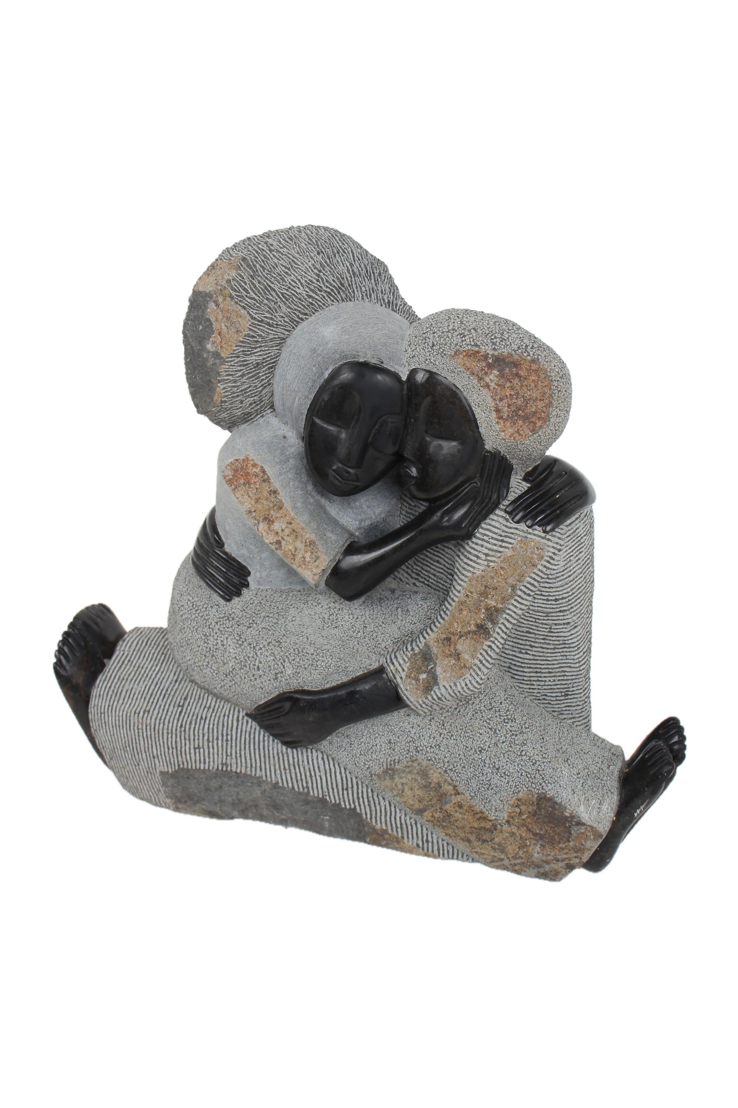 Shona Tribe Springstone Mother and Child ~20.1" Tall - New 2025 - Shona Stone