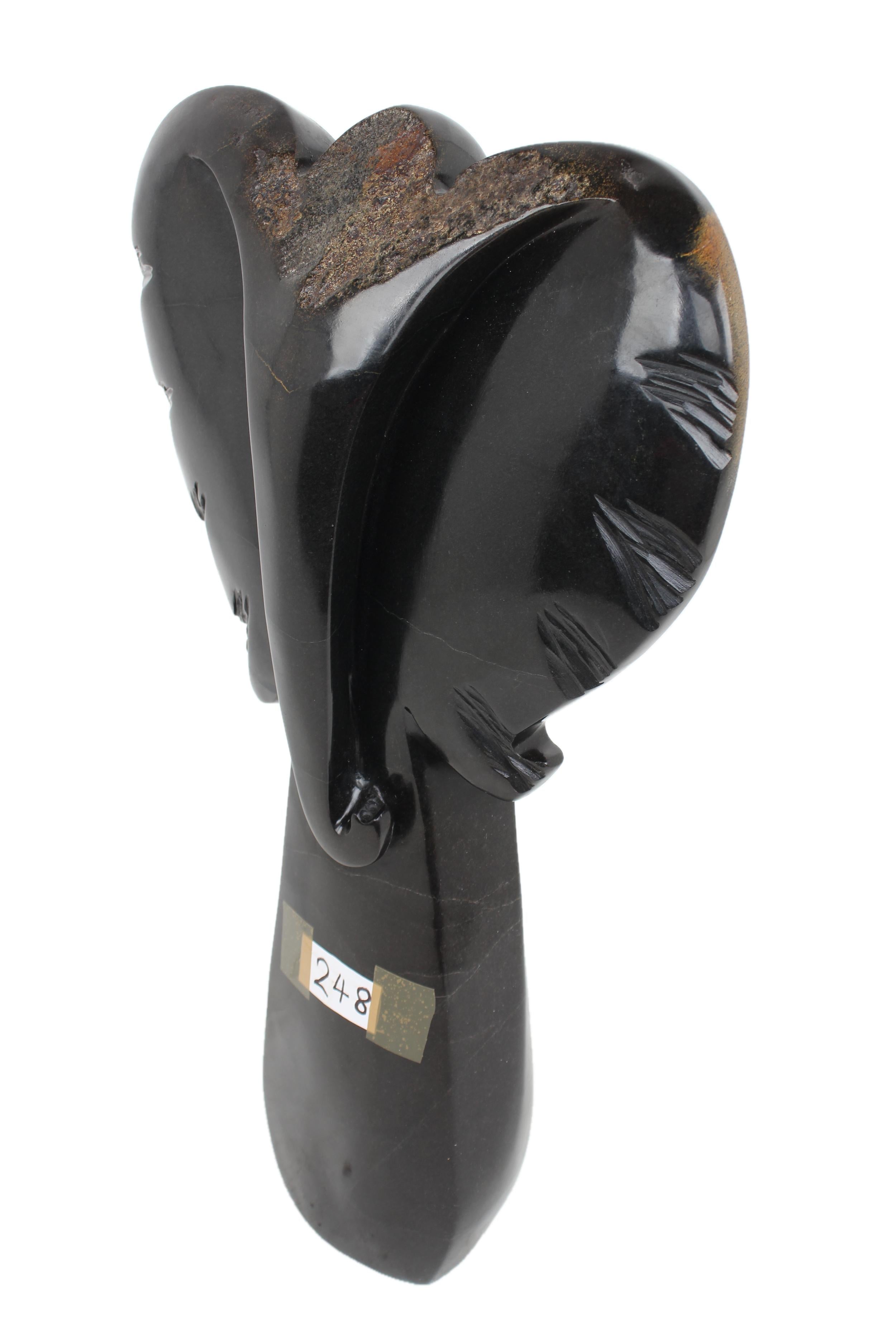 Shona Tribe Springstone Elephant ~28.3" Tall - New 2025 - Shona