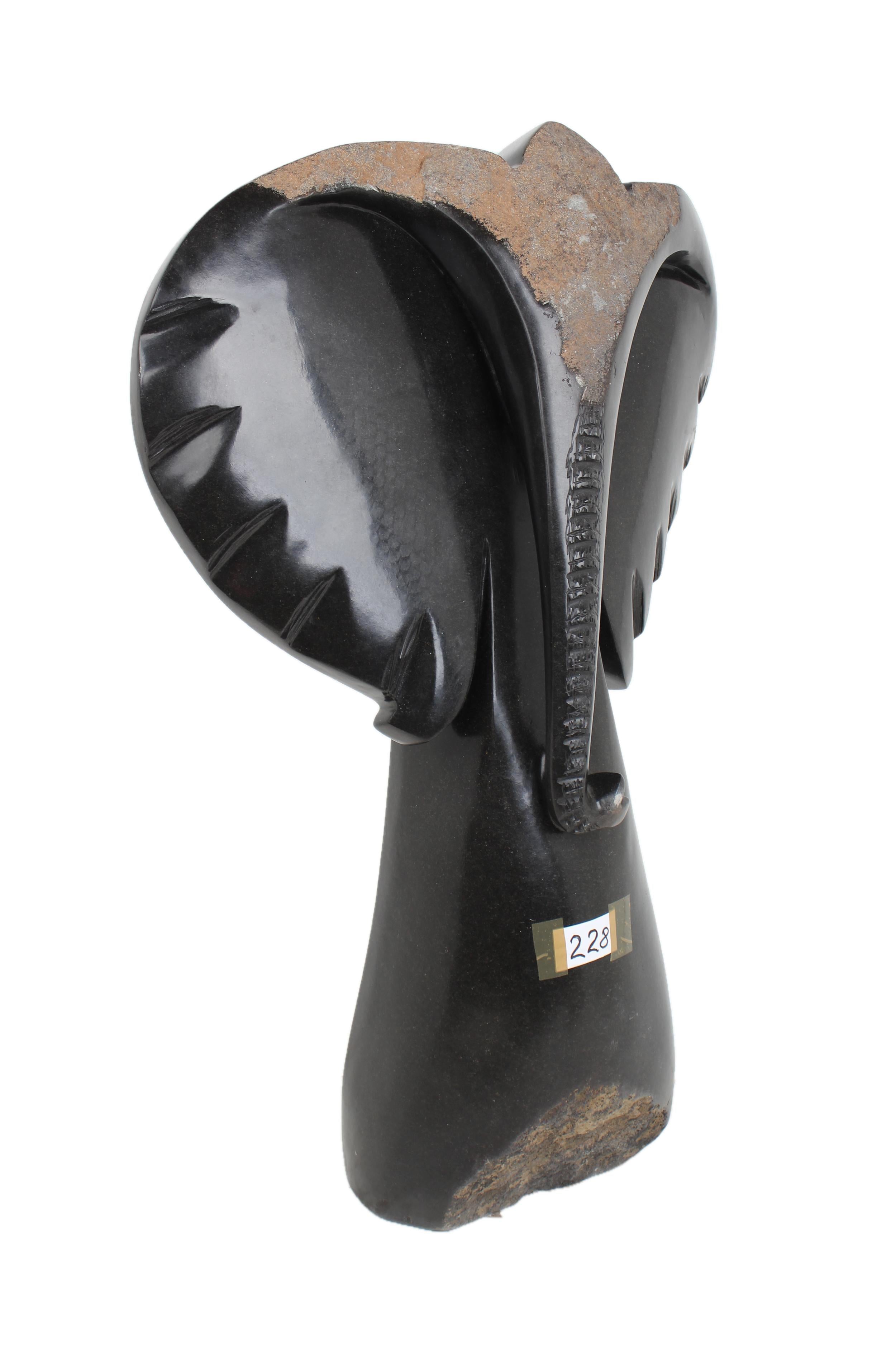 Shona Tribe Springstone Elephant ~38.6" Tall - New 2025 - Shona