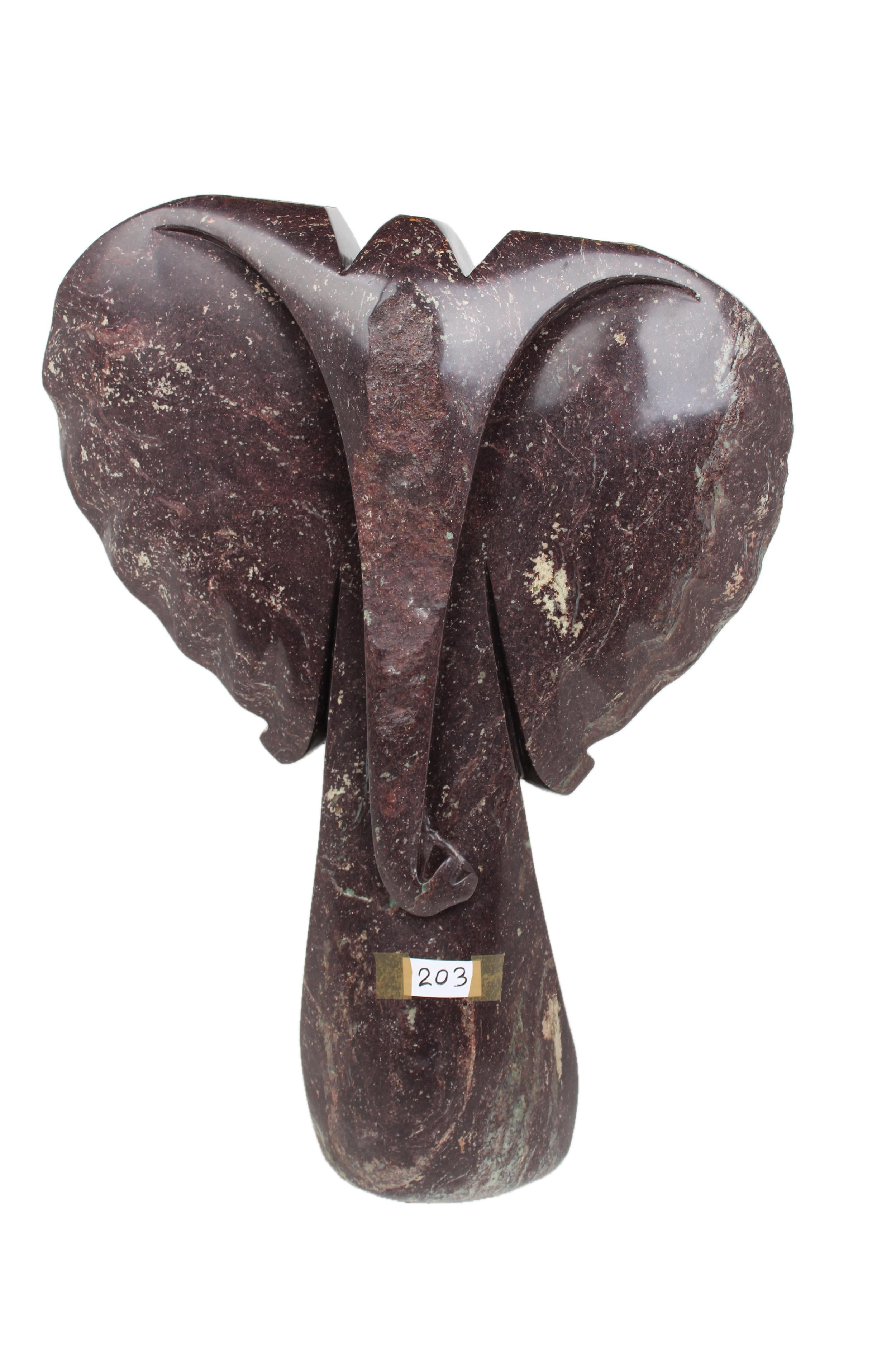 Shona Tribe Rapoko Elephant ~41.7" Tall - New 2025