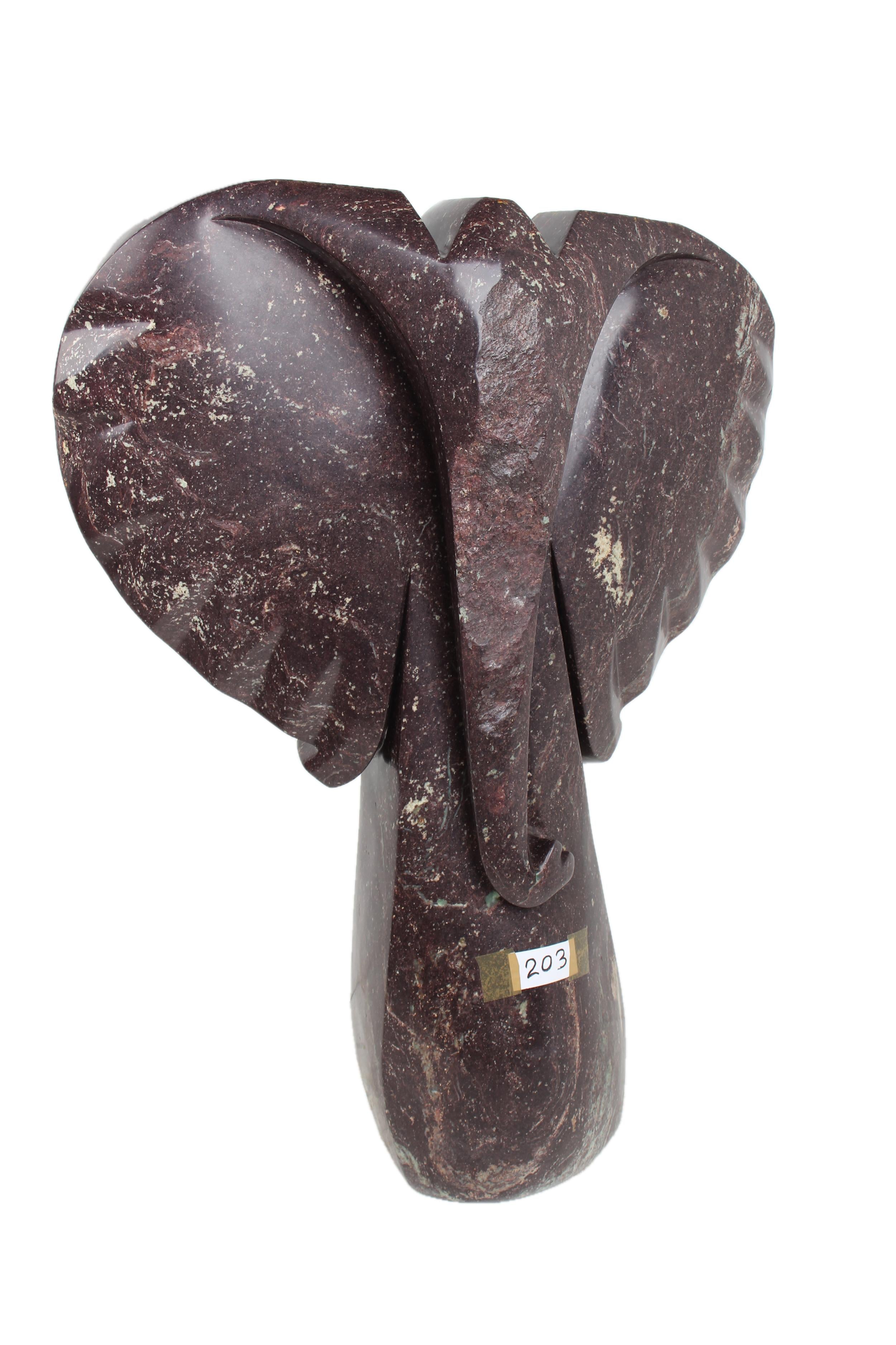 Shona Tribe Rapoko Elephant ~41.7" Tall - New 2025 - Shona