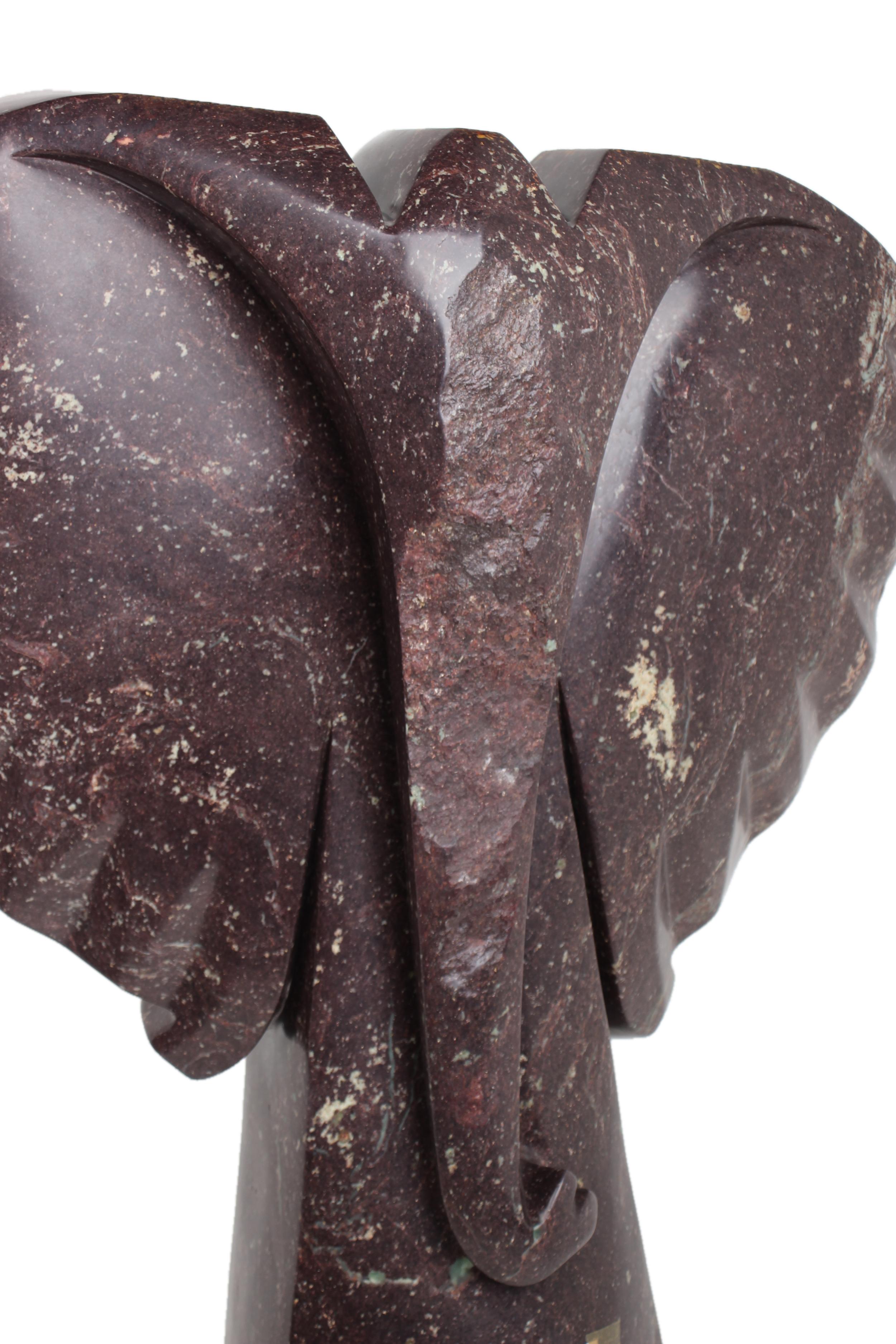 Shona Tribe Rapoko Elephant ~41.7" Tall - New 2025 - Shona