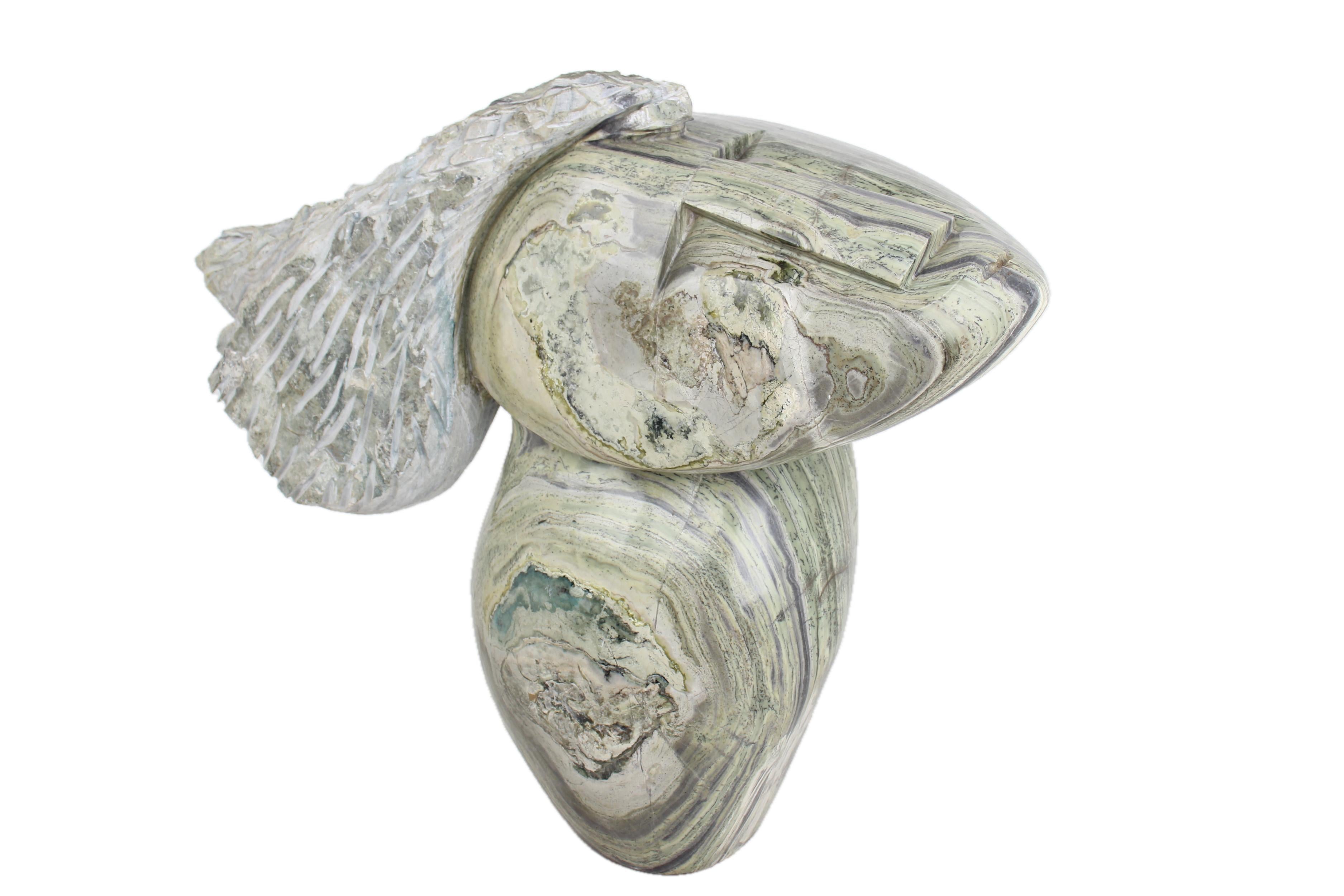 Shona Tribe Butter Jade Sculpture ~27.6" Tall - New 2025 - Shona