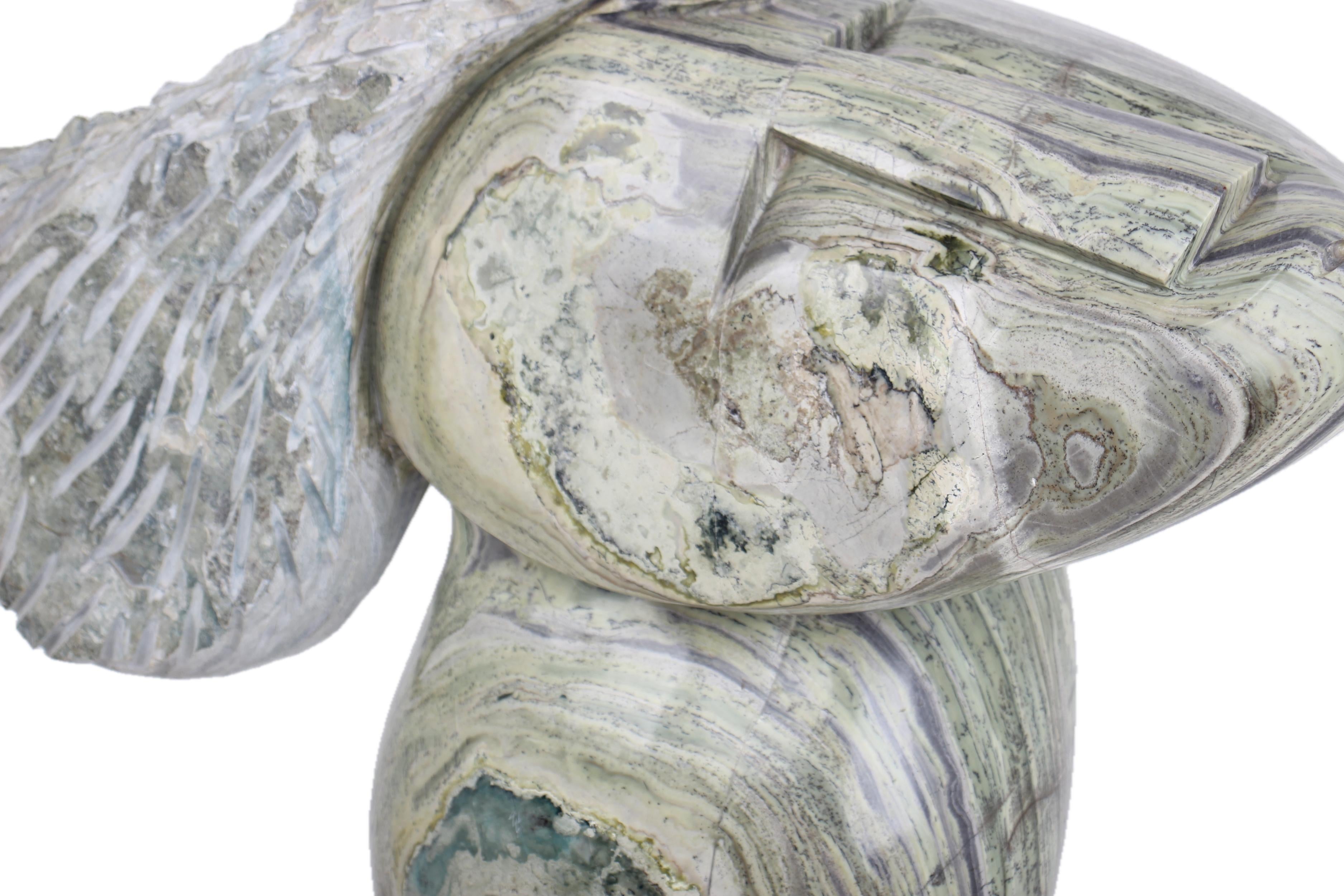 Shona Tribe Butter Jade Sculpture ~27.6" Tall - New 2025 - Shona