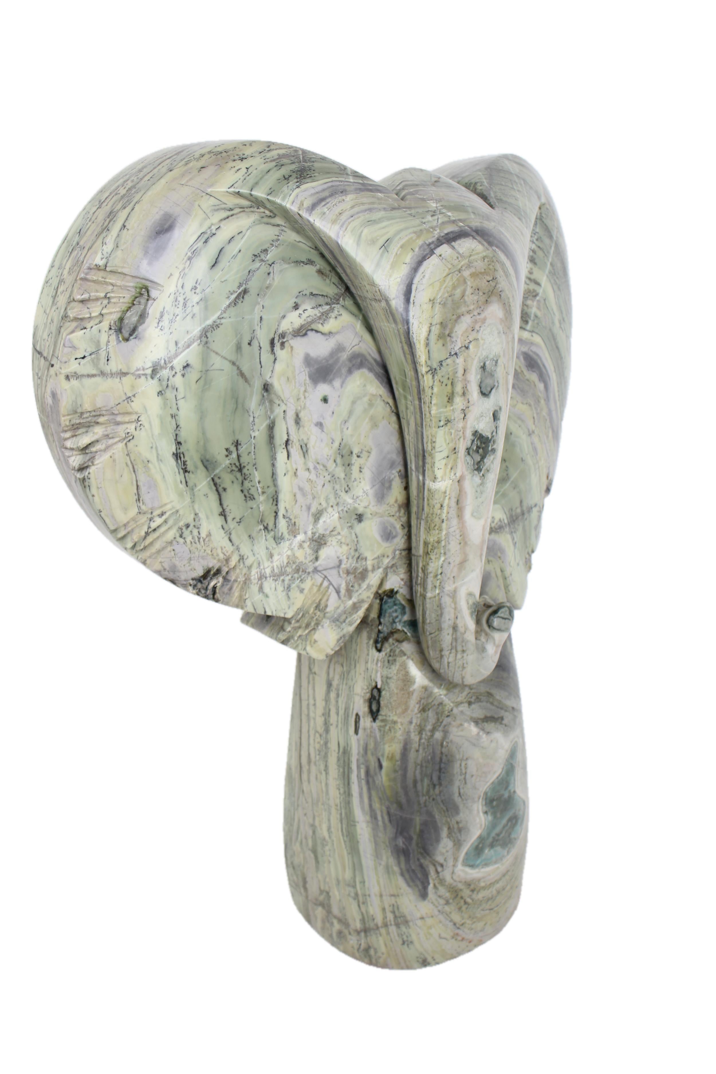 Shona Tribe Butter Jade Sculpture ~31.9" Tall - New 2025 - Shona