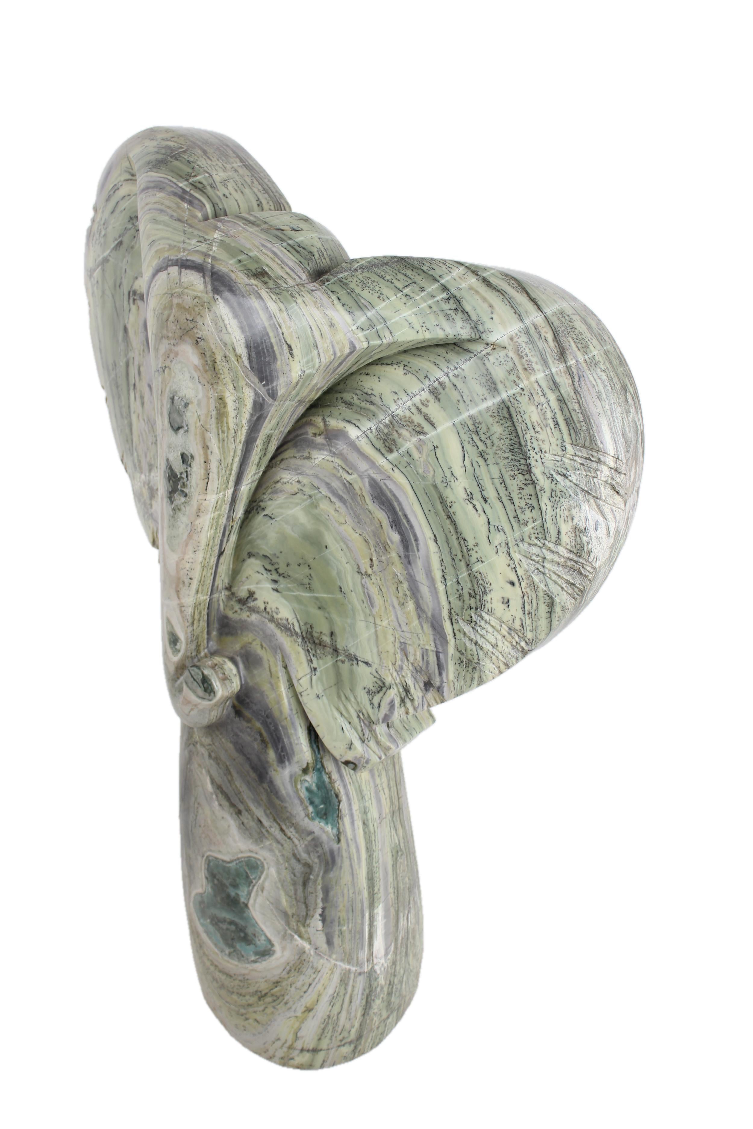 Shona Tribe Butter Jade Sculpture ~31.9" Tall - New 2025 - Shona