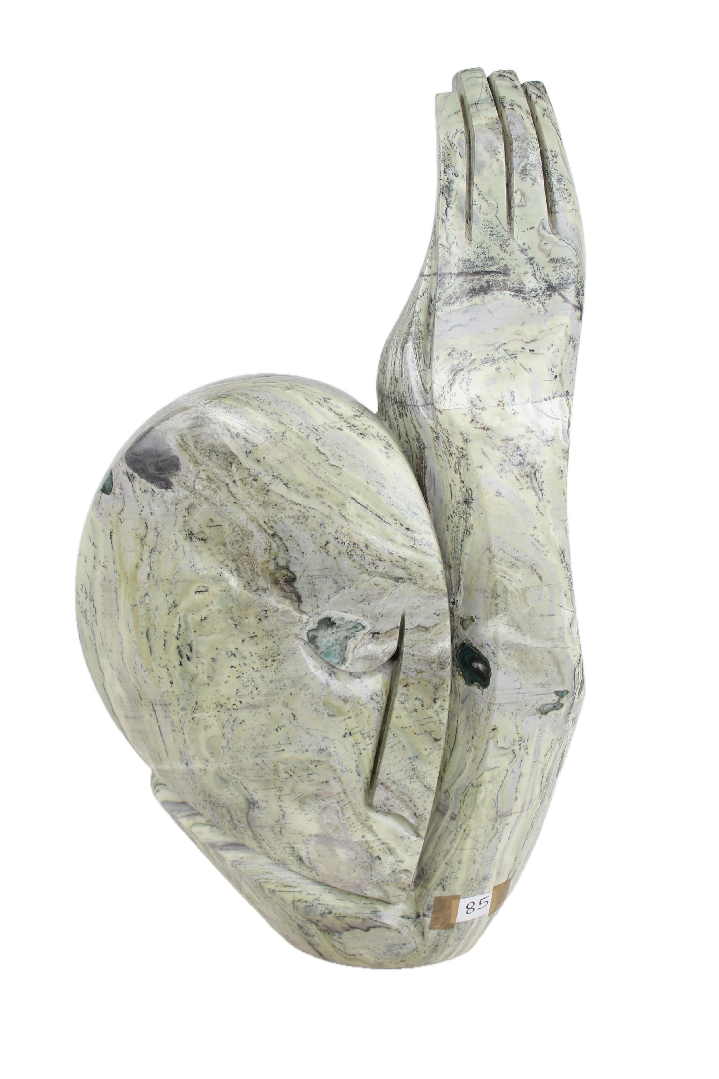 Shona Tribe Butter Jade Sculpture ~38.6" Tall - New 2025 - Shona