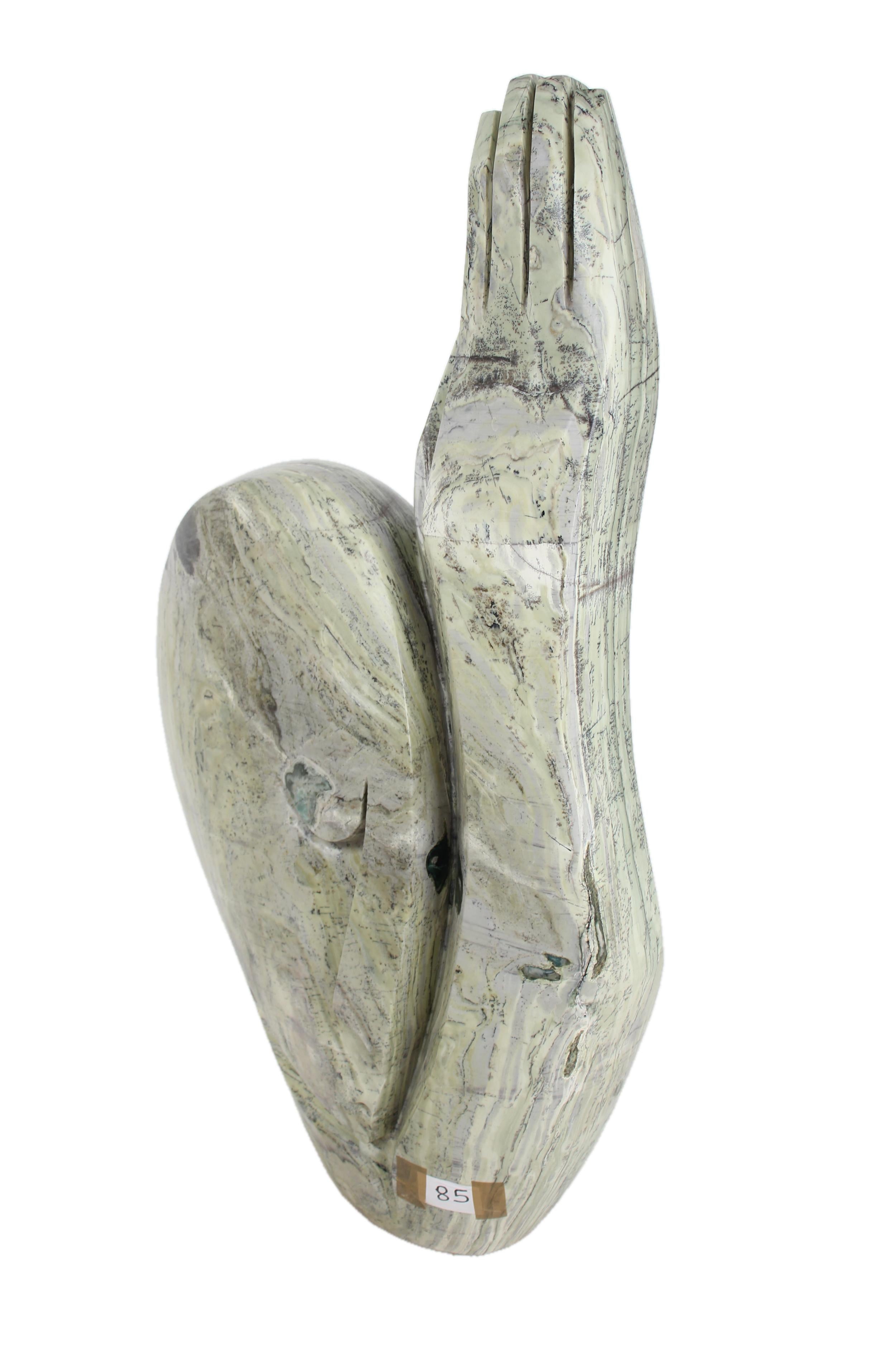 Shona Tribe Butter Jade Sculpture ~38.6" Tall - New 2025 - Shona