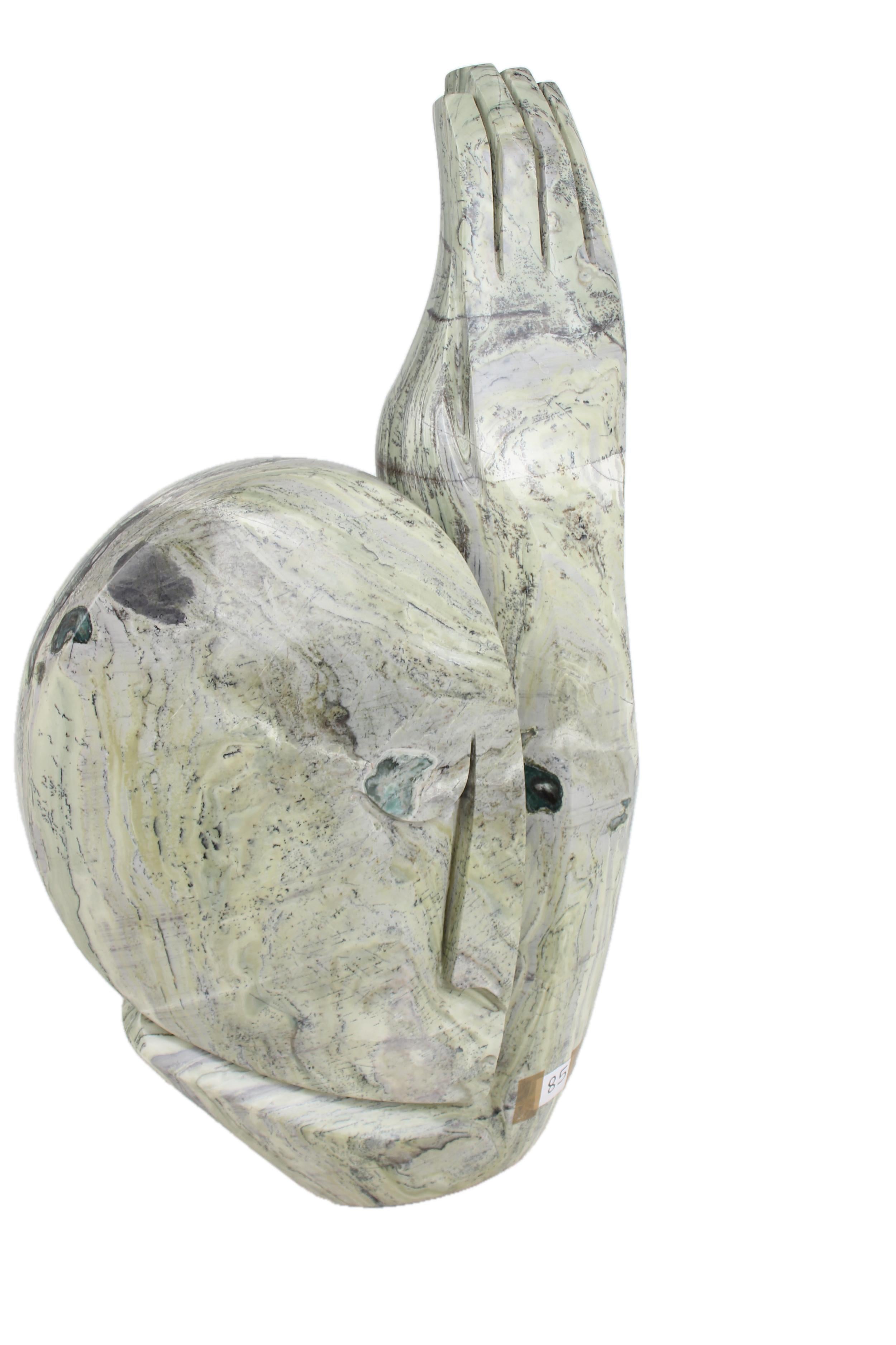 Shona Tribe Butter Jade Sculpture ~38.6" Tall - New 2025 - Shona