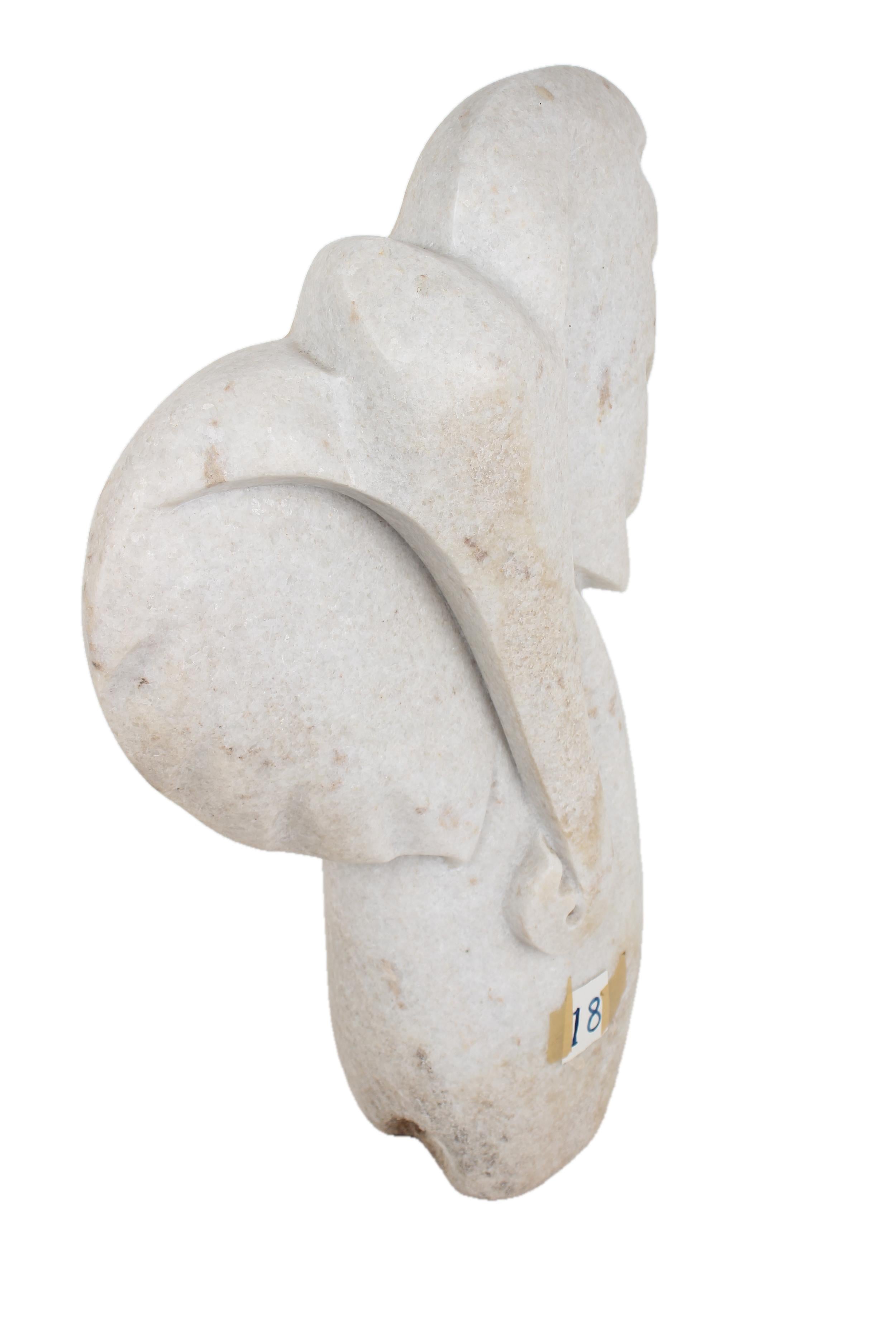 Shona Tribe Dolomite Stone Elephant ~27.6" Tall - New 2025 - Shona