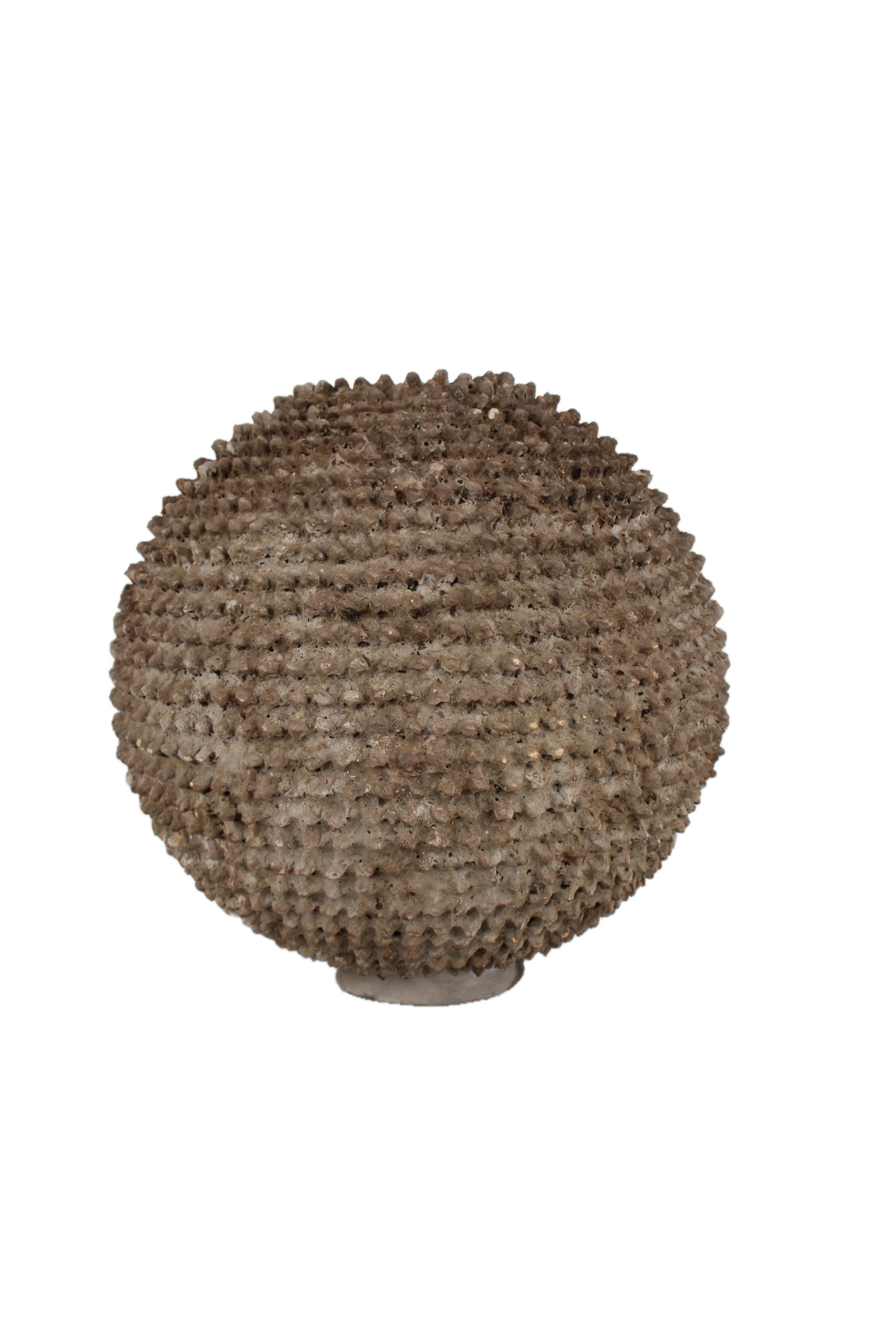 Mangbetu Tribe Terracotta Pot ~16.9" Tall - New 2025