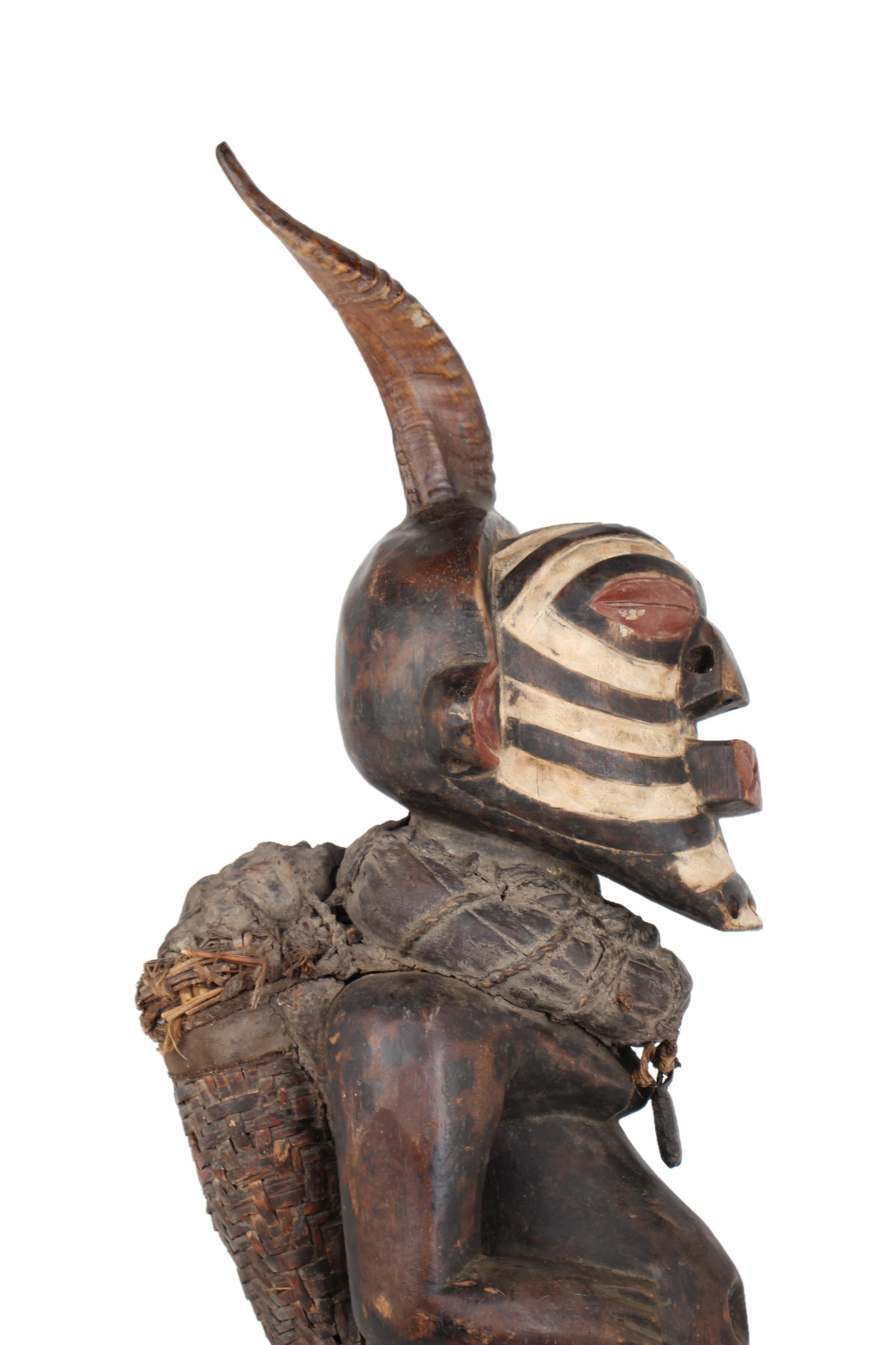 Basonge/Songye Tribe Statue ~31.5" Tall - New 2025 - West African Artifacts