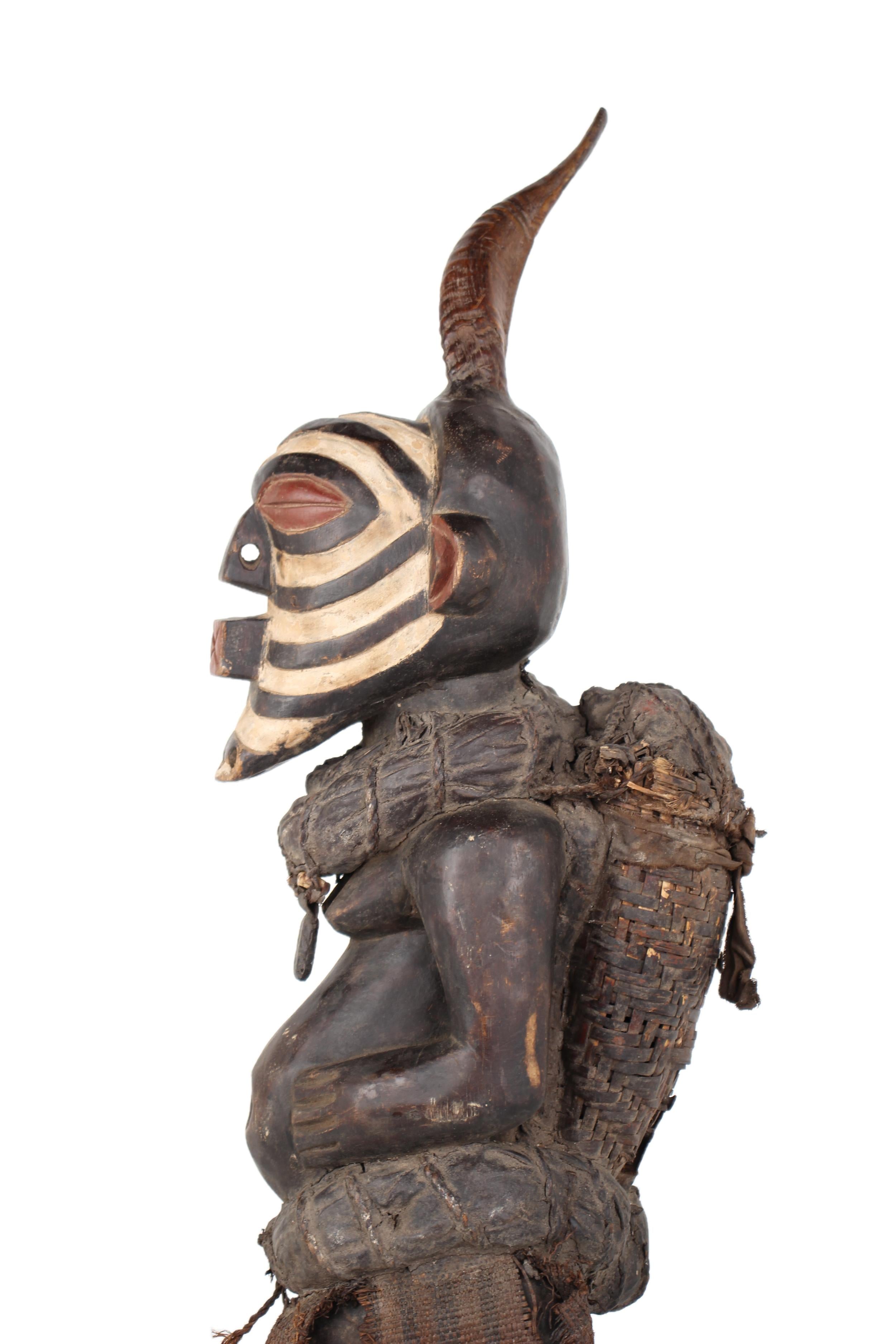 Basonge/Songye Tribe Statue ~31.5" Tall - New 2025 - West African Artifacts