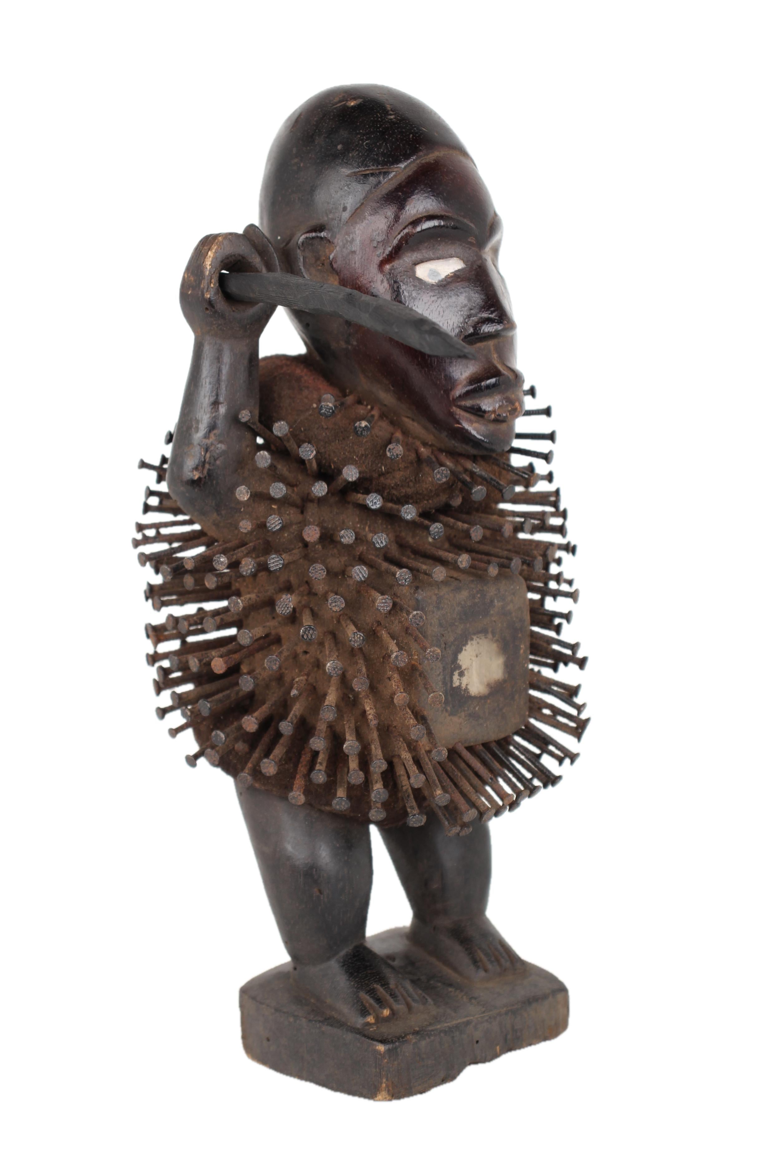 Bakongo Tribe Fetishes ~13.0" Tall - New 2025 - West African Artifacts