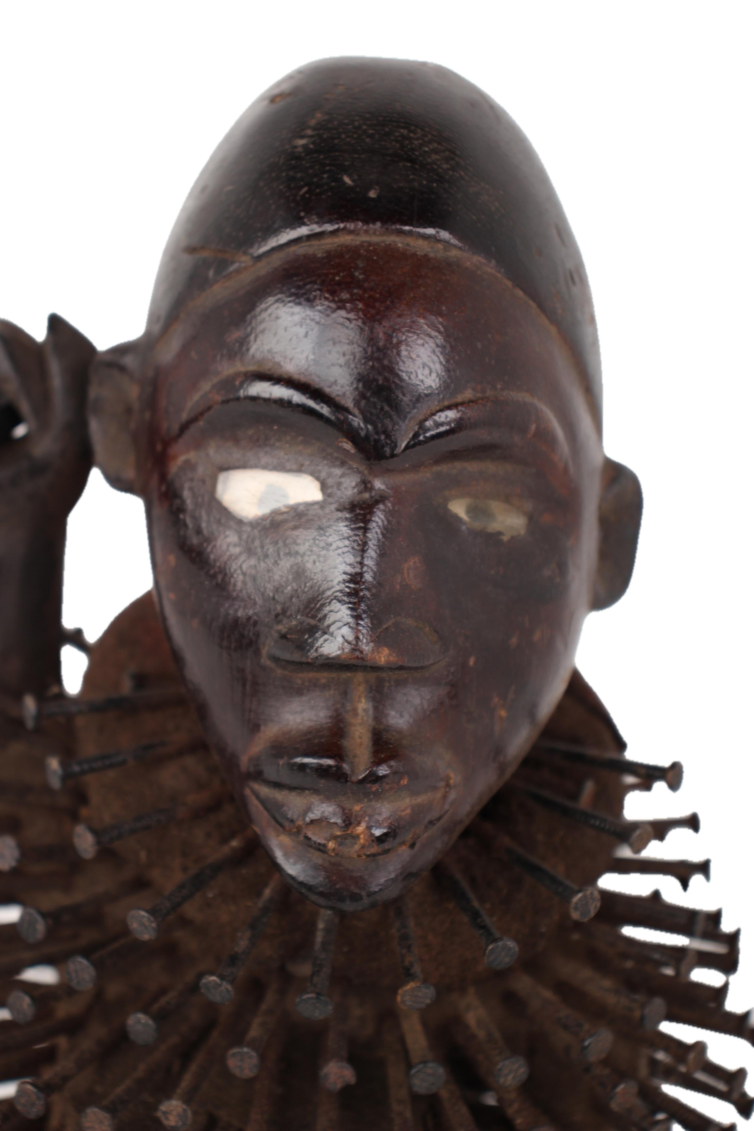 Bakongo Tribe Fetishes ~13.0" Tall - New 2025 - West African Artifacts