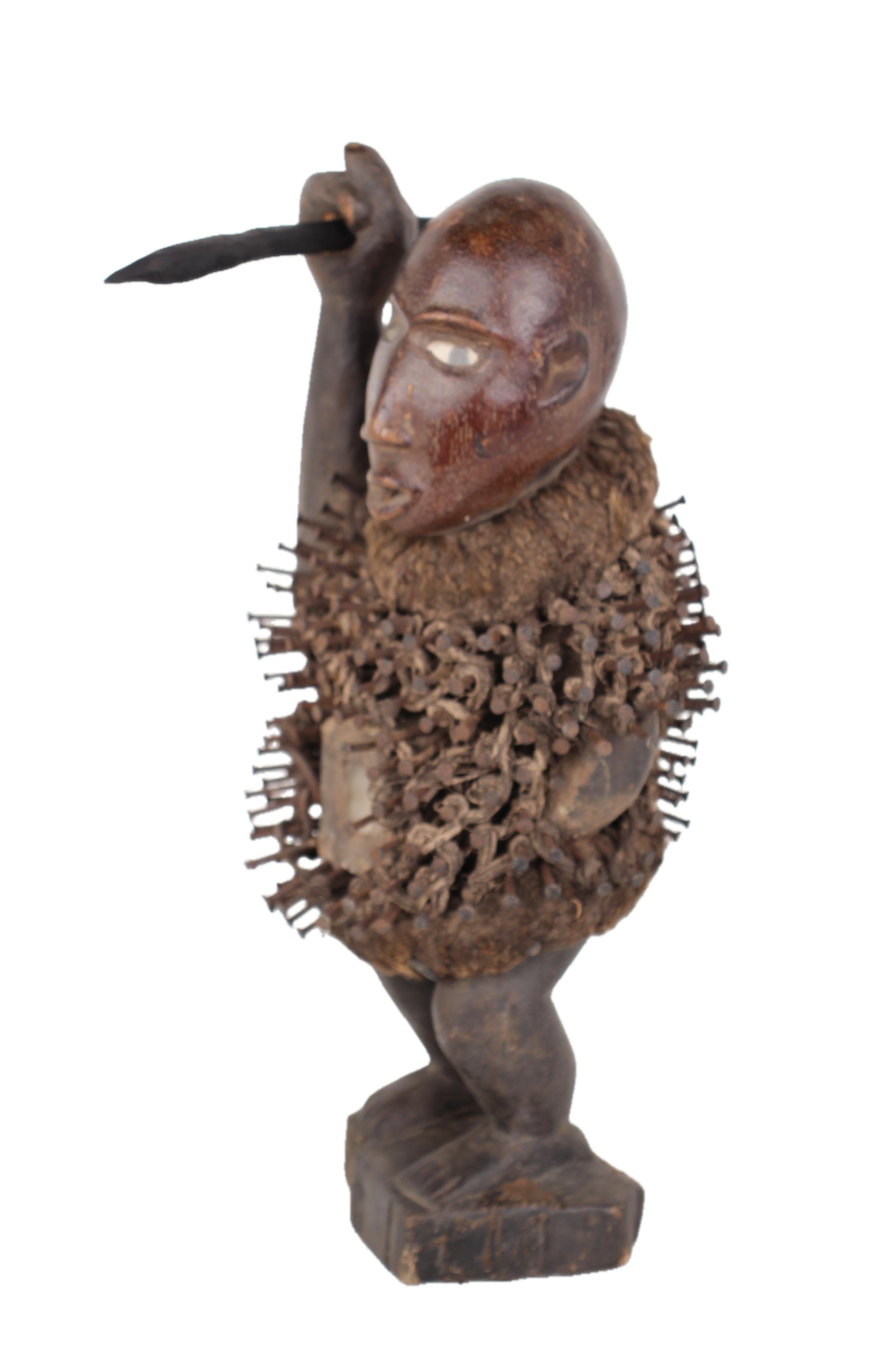 Bakongo Tribe Fetishes ~13.4" Tall - New 2025