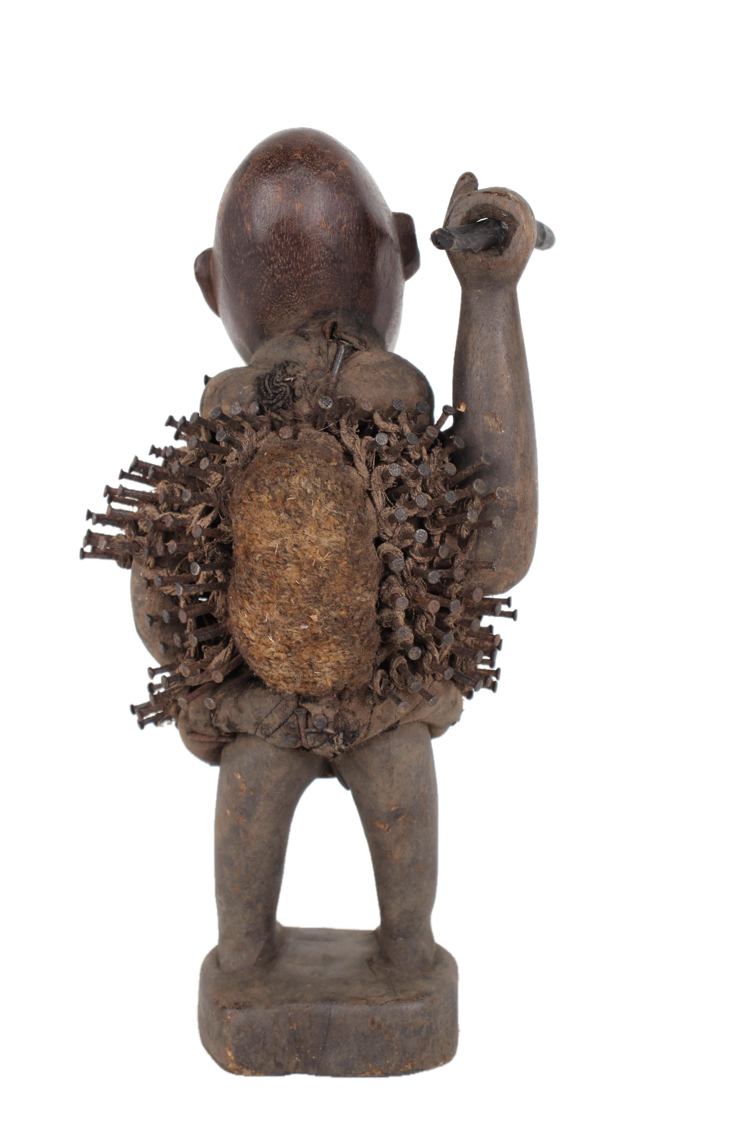 Bakongo Tribe Fetishes ~13.0" Tall - New 2025 - West African Artifacts