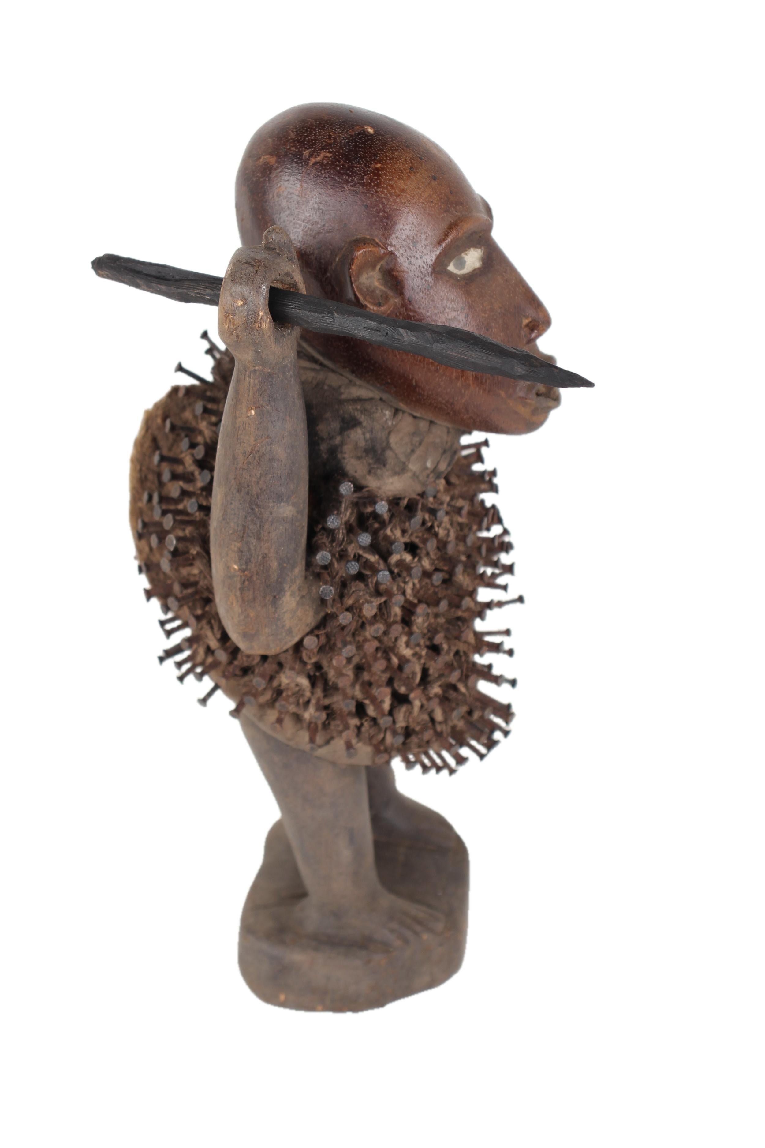 Bakongo Tribe Fetishes ~13.0" Tall - New 2025 - West African Artifacts