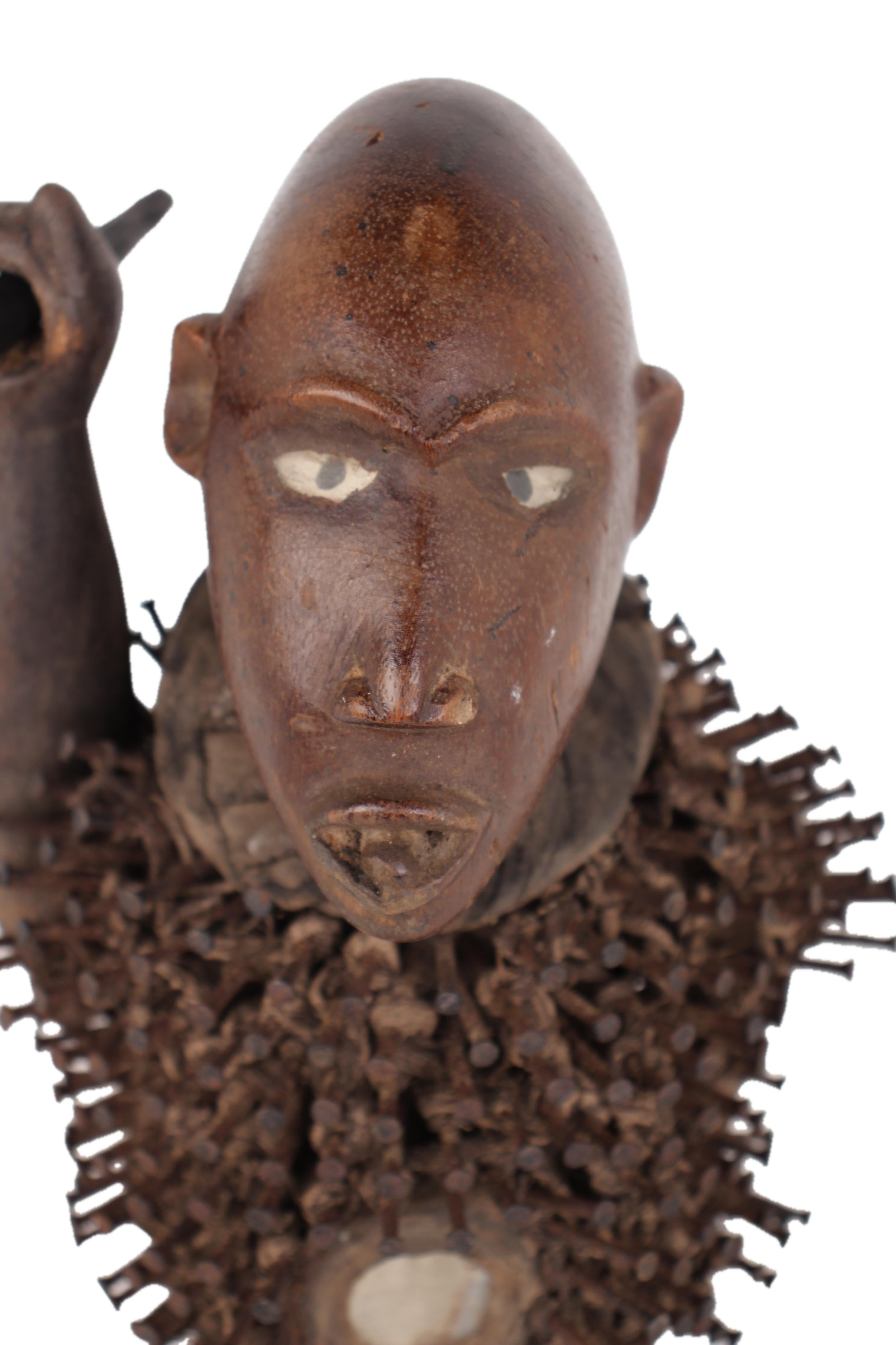 Bakongo Tribe Fetishes ~13.0" Tall - New 2025 - West African Artifacts