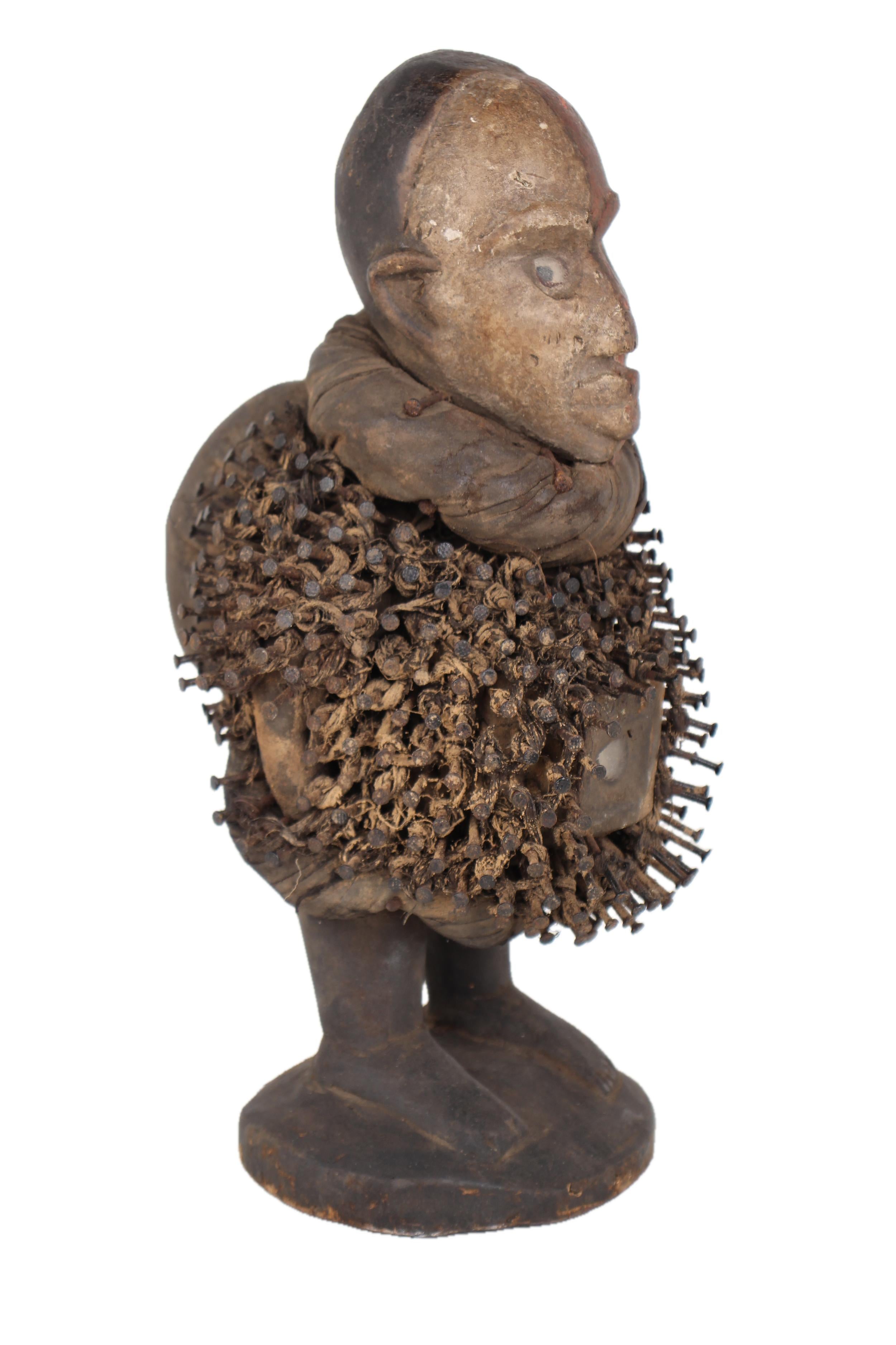 Bakongo Tribe Fetishes ~13.0" Tall - New 2025 - West African Artifacts