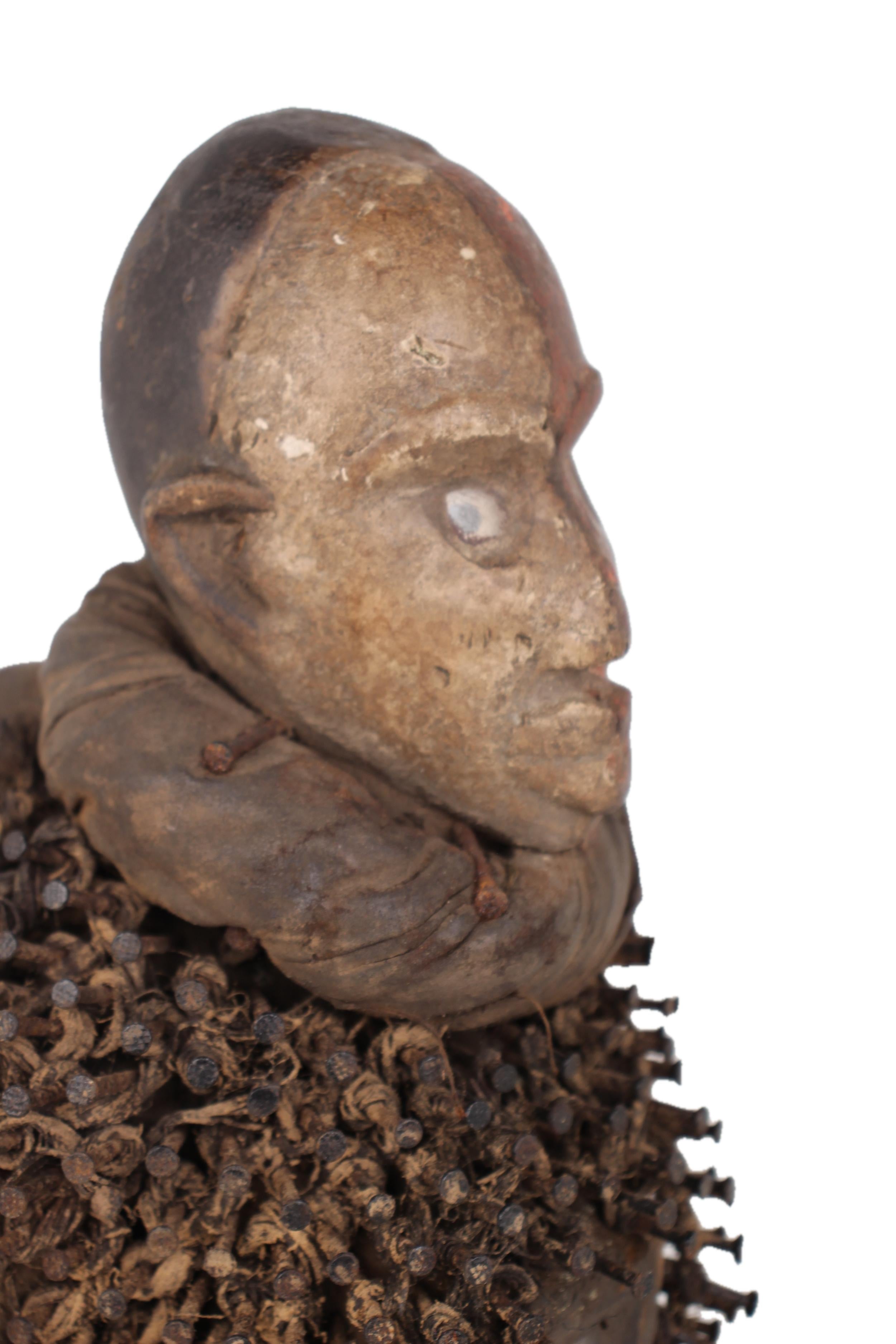 Bakongo Tribe Fetishes ~13.0" Tall - New 2025 - West African Artifacts