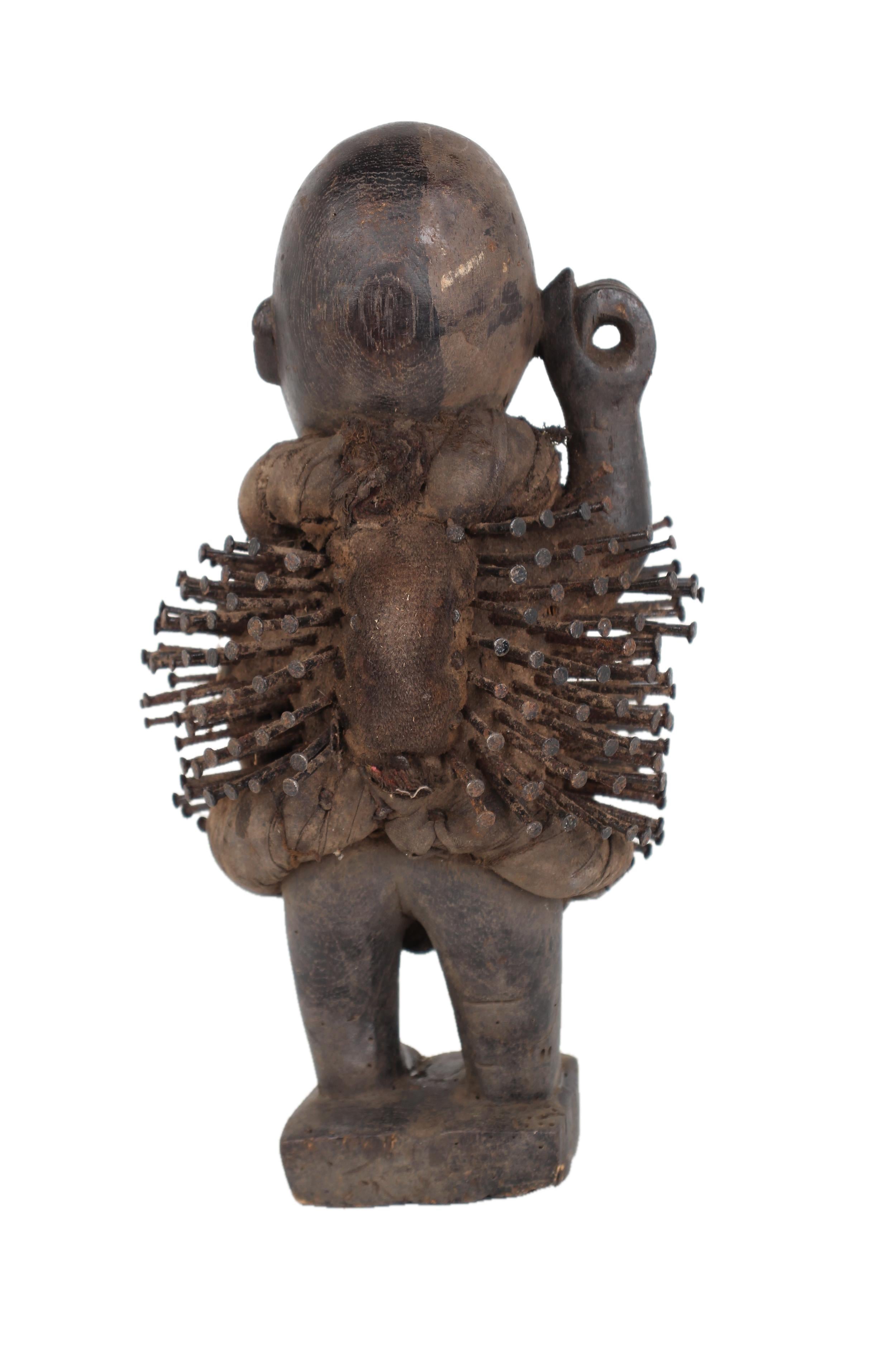 Bakongo Tribe Fetishes ~12.6" Tall - New 2025 - West African Artifacts