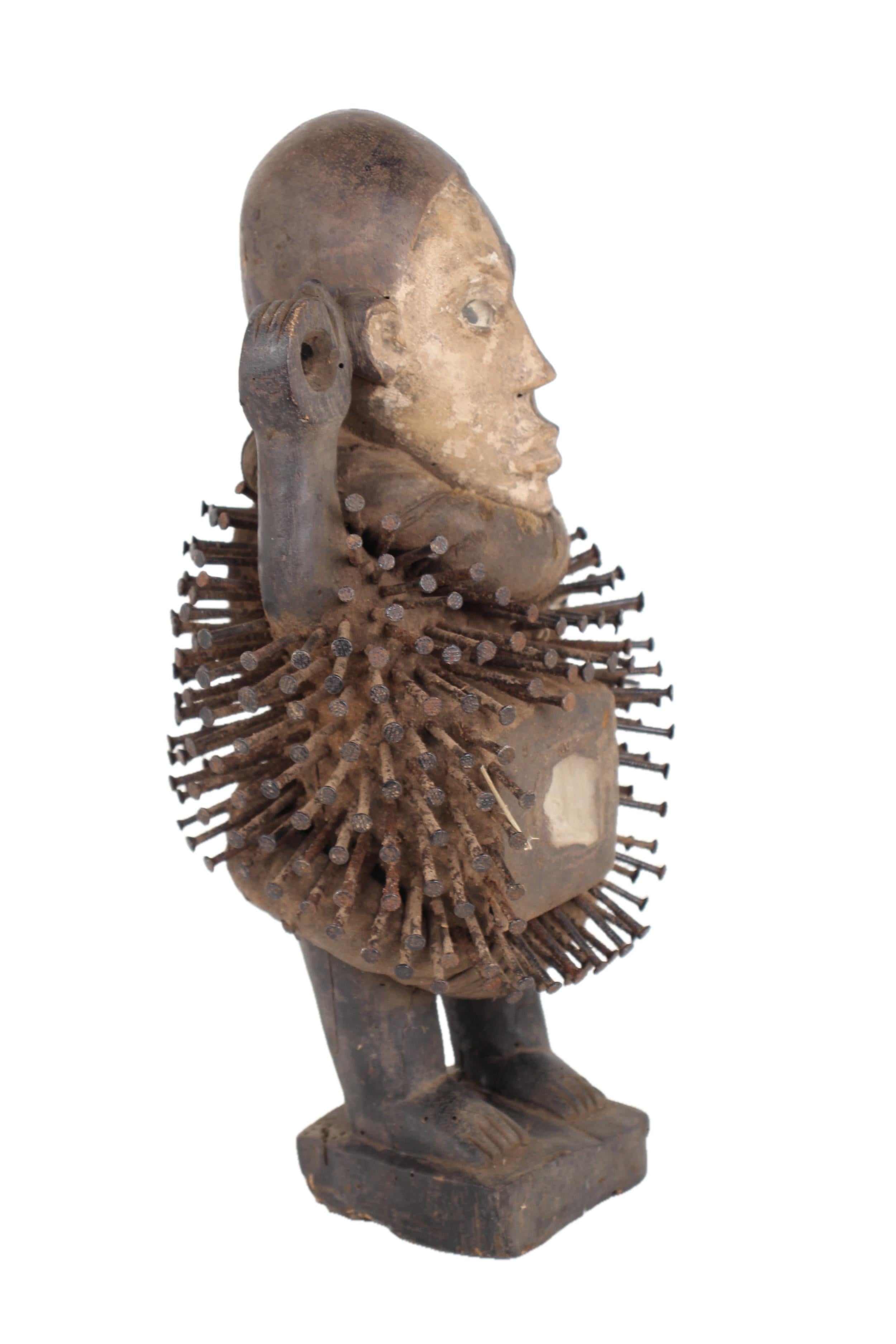 Bakongo Tribe Fetishes ~12.6" Tall - New 2025 - West African Artifacts