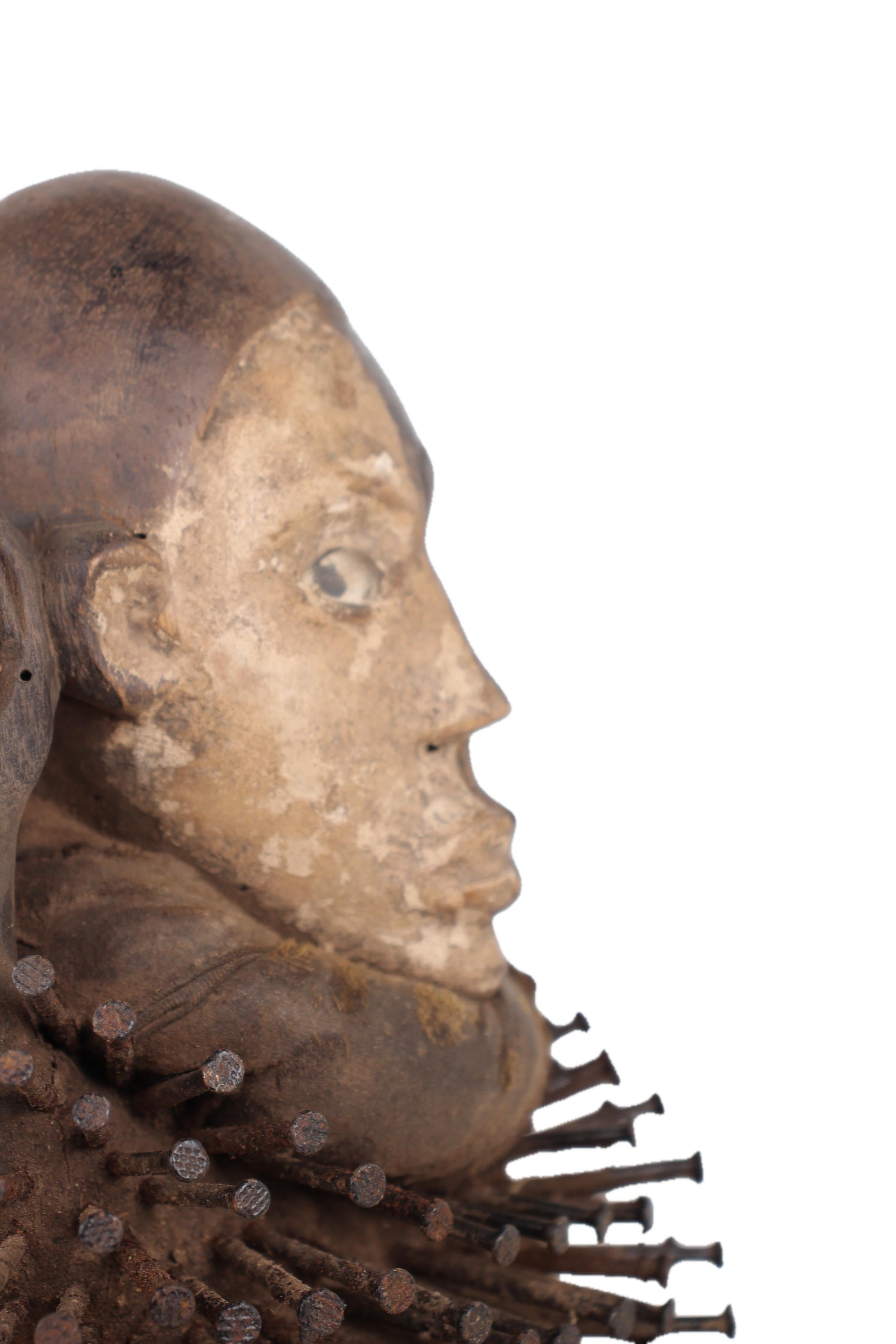 Bakongo Tribe Fetishes ~12.6" Tall - New 2025 - West African Artifacts