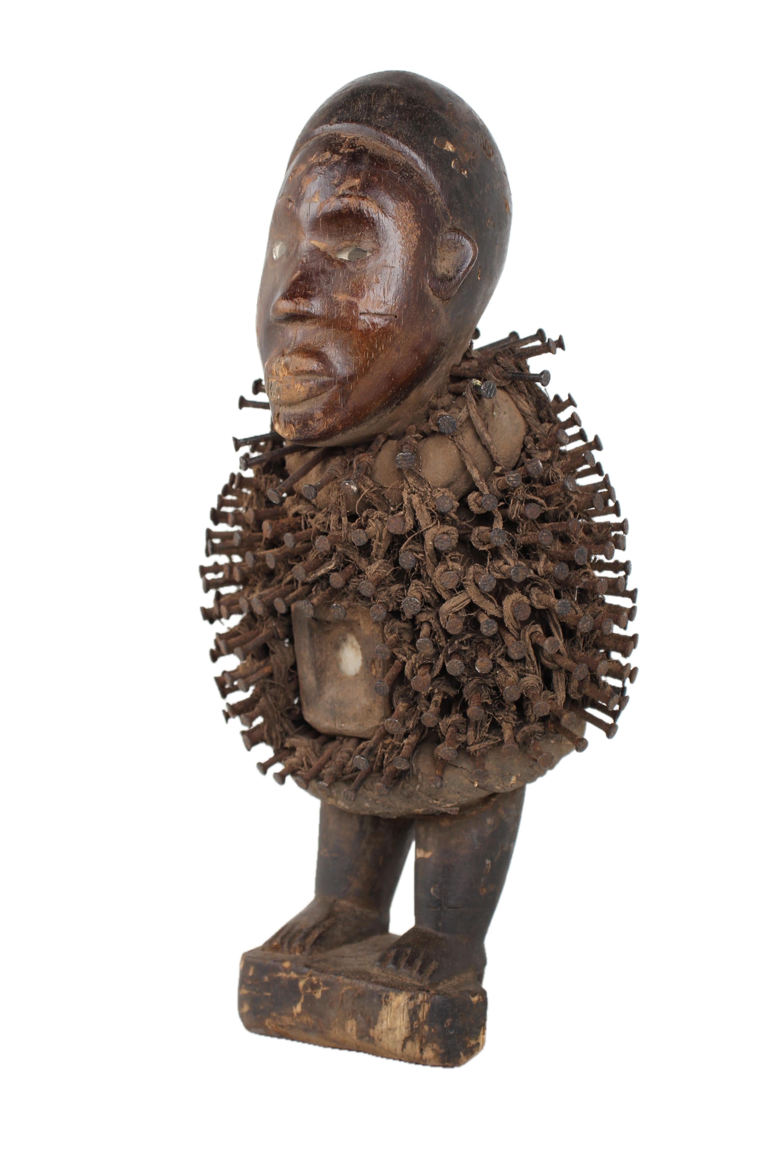 Bakongo Tribe Fetishes ~13.0" Tall - New 2025 - West African Artifacts