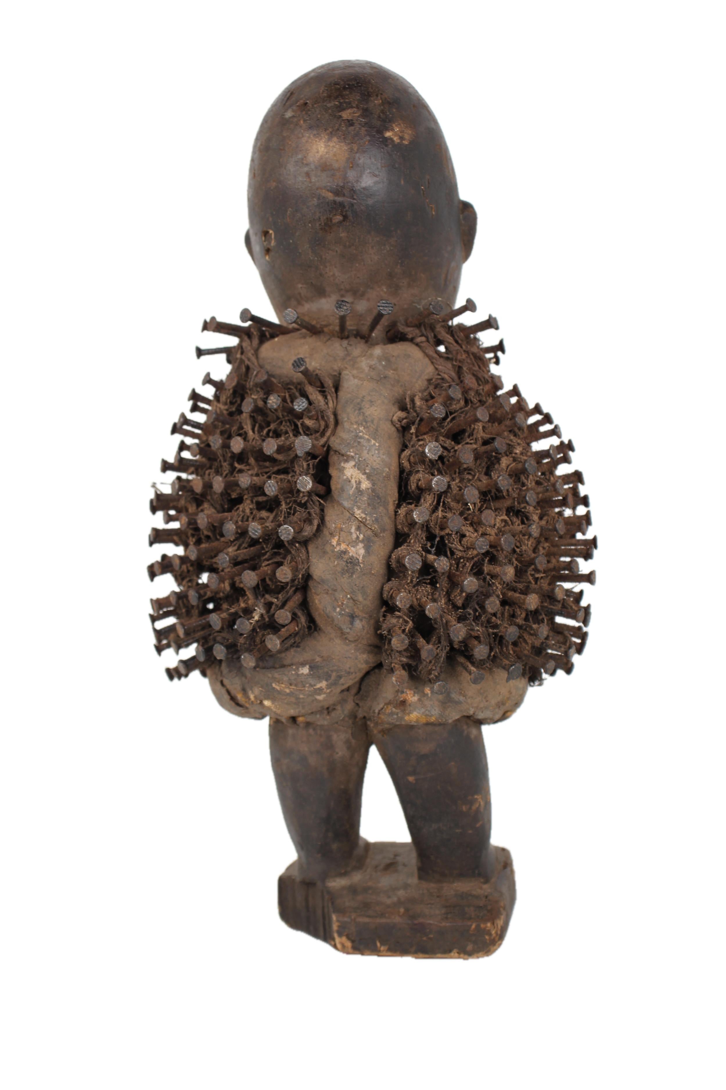 Bakongo Tribe Fetishes ~13.0" Tall - New 2025 - West African Artifacts