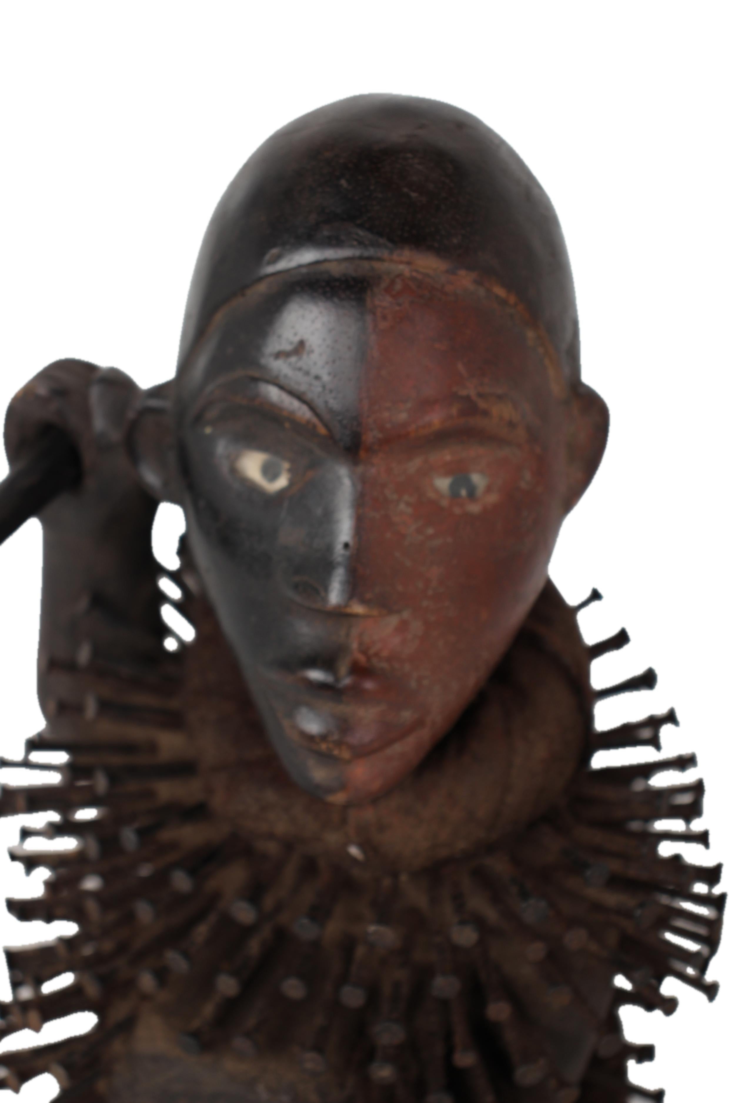 Bakongo Tribe Fetishes ~14.2" Tall - New 2025 - West African Artifacts