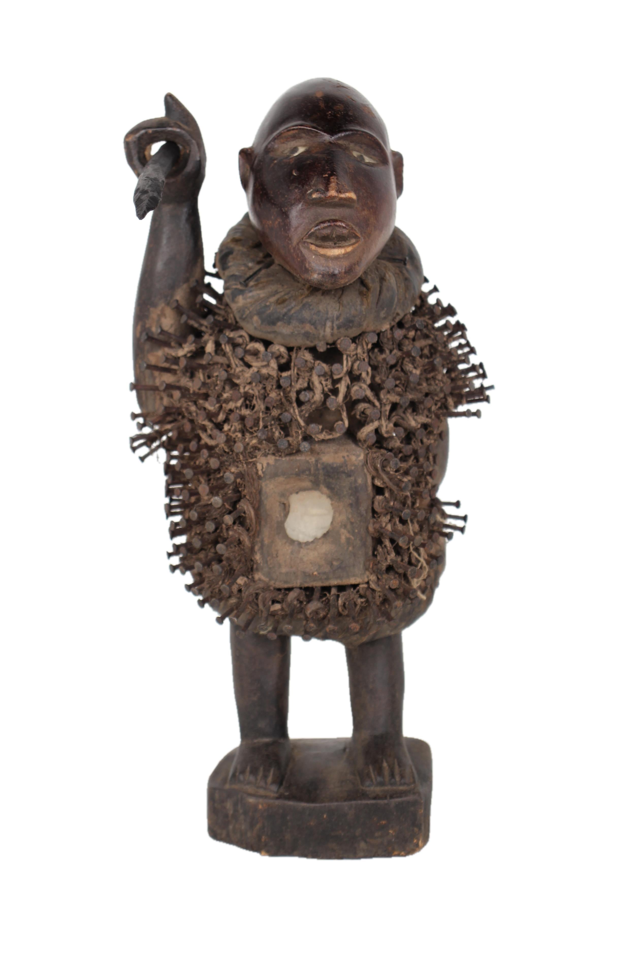 Bakongo Tribe Fetishes ~13.8" Tall - New 2025