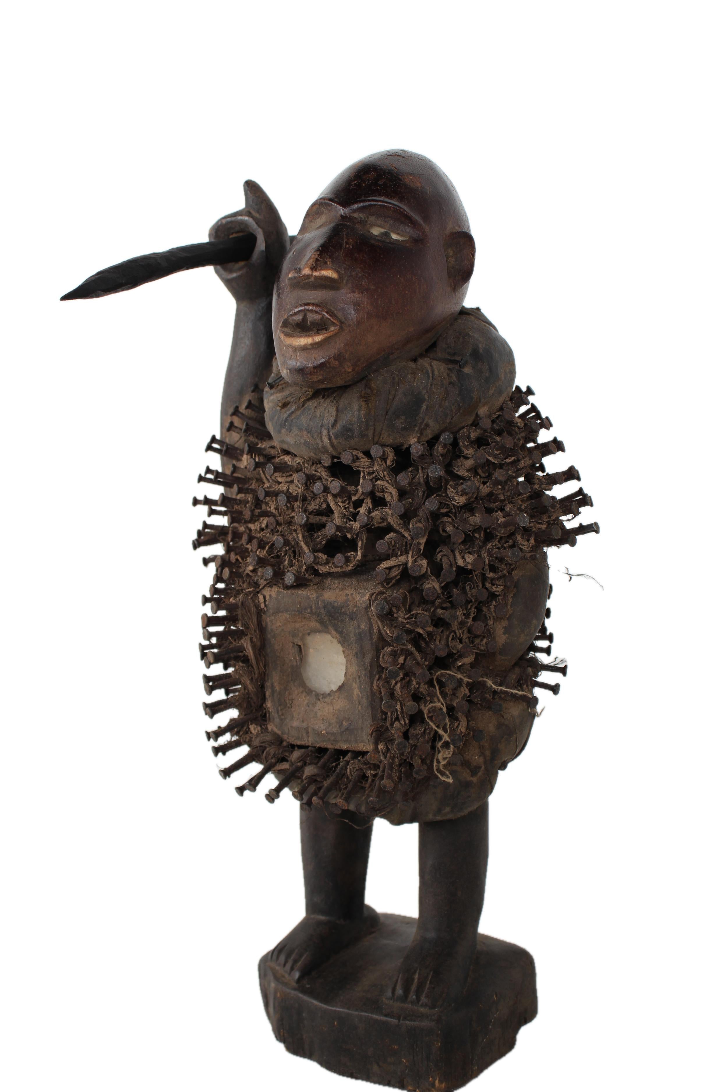 Bakongo Tribe Fetishes ~13.8" Tall - New 2025
