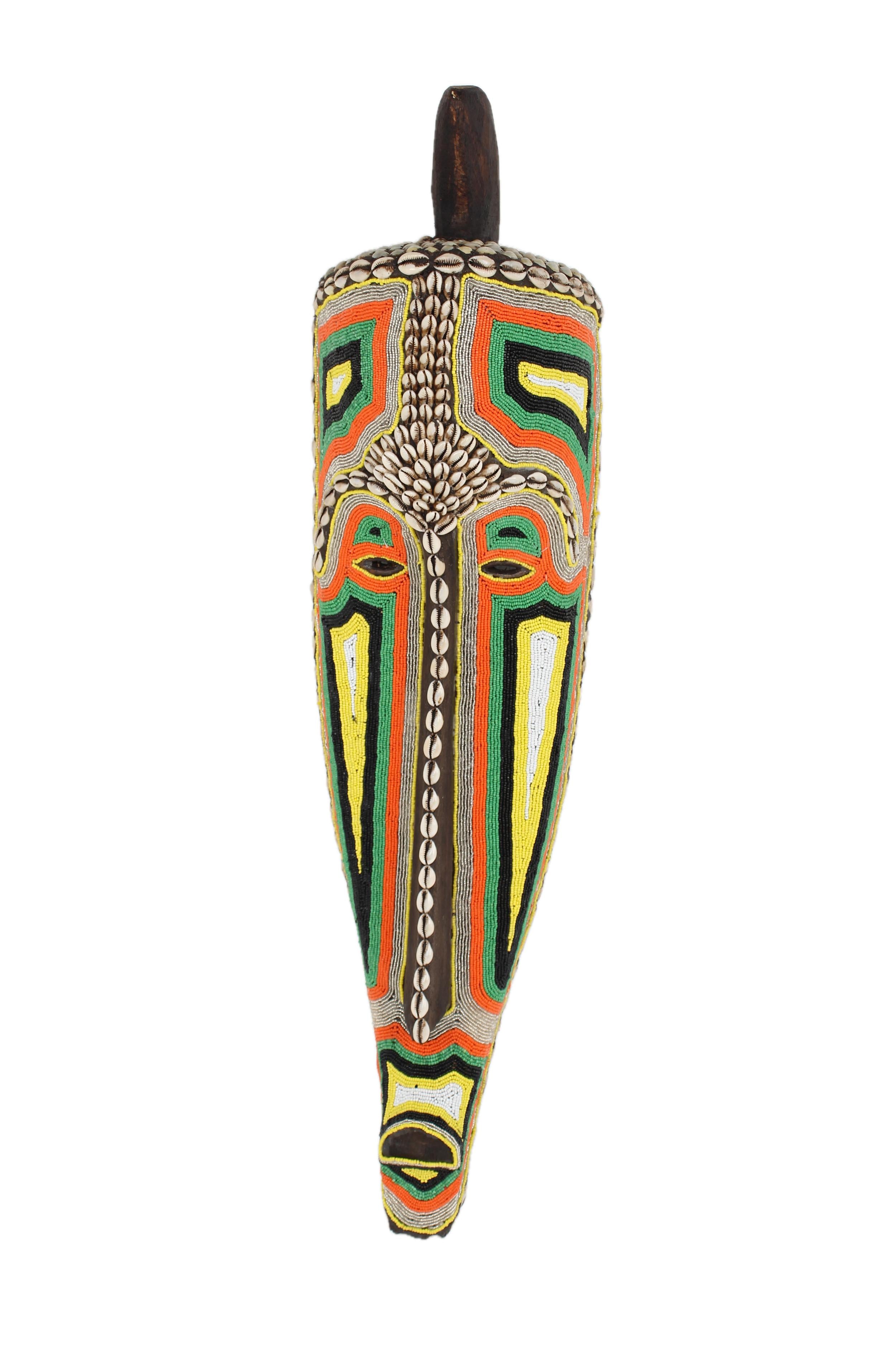 Fang Tribe Beaded Artifacts ~32.7" Tall - New 2025
