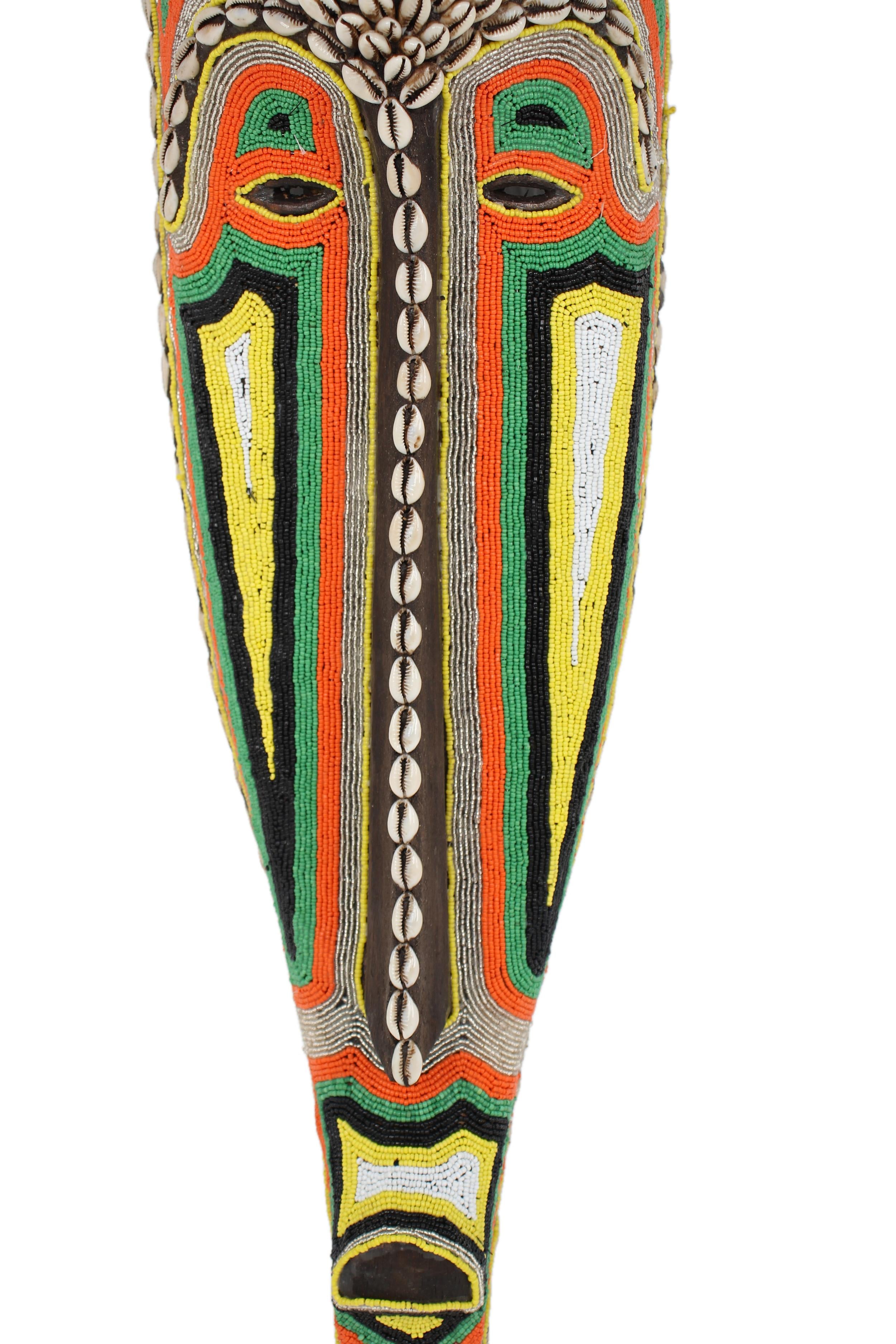 Fang Tribe Beaded Artifacts ~32.7" Tall - New 2025