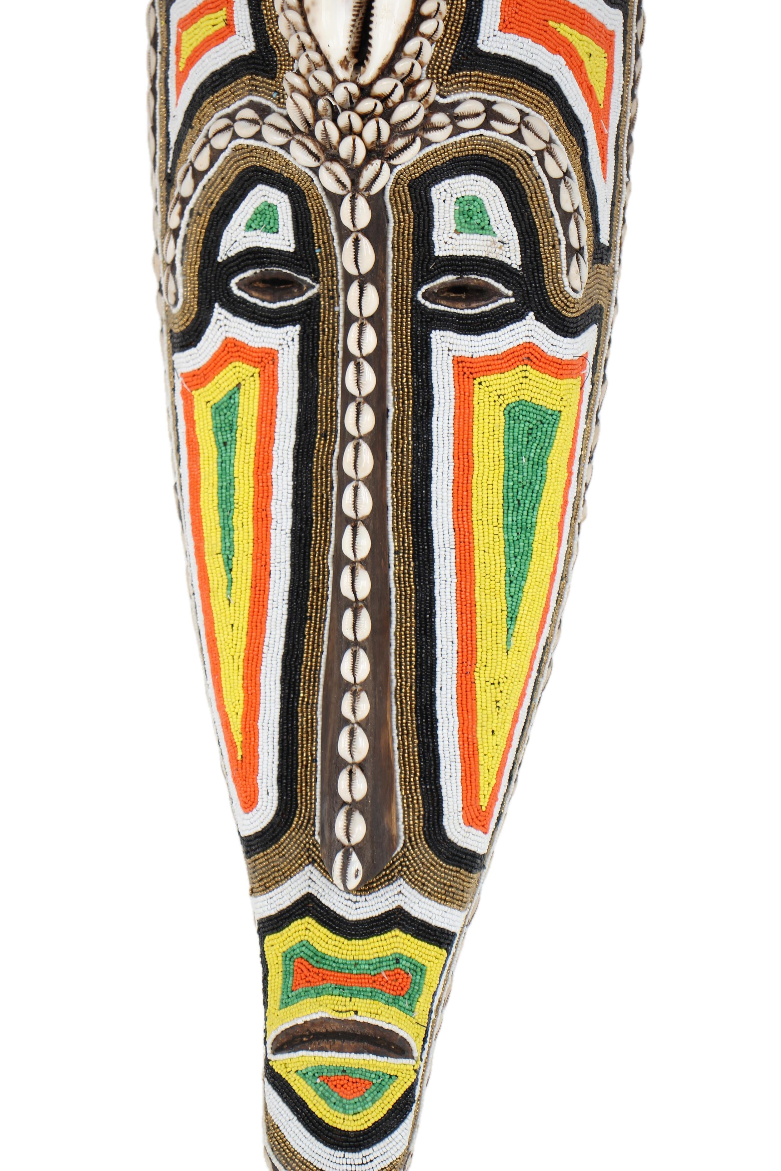 Fang Tribe Beaded Artifacts ~27.6" Tall - New 2025