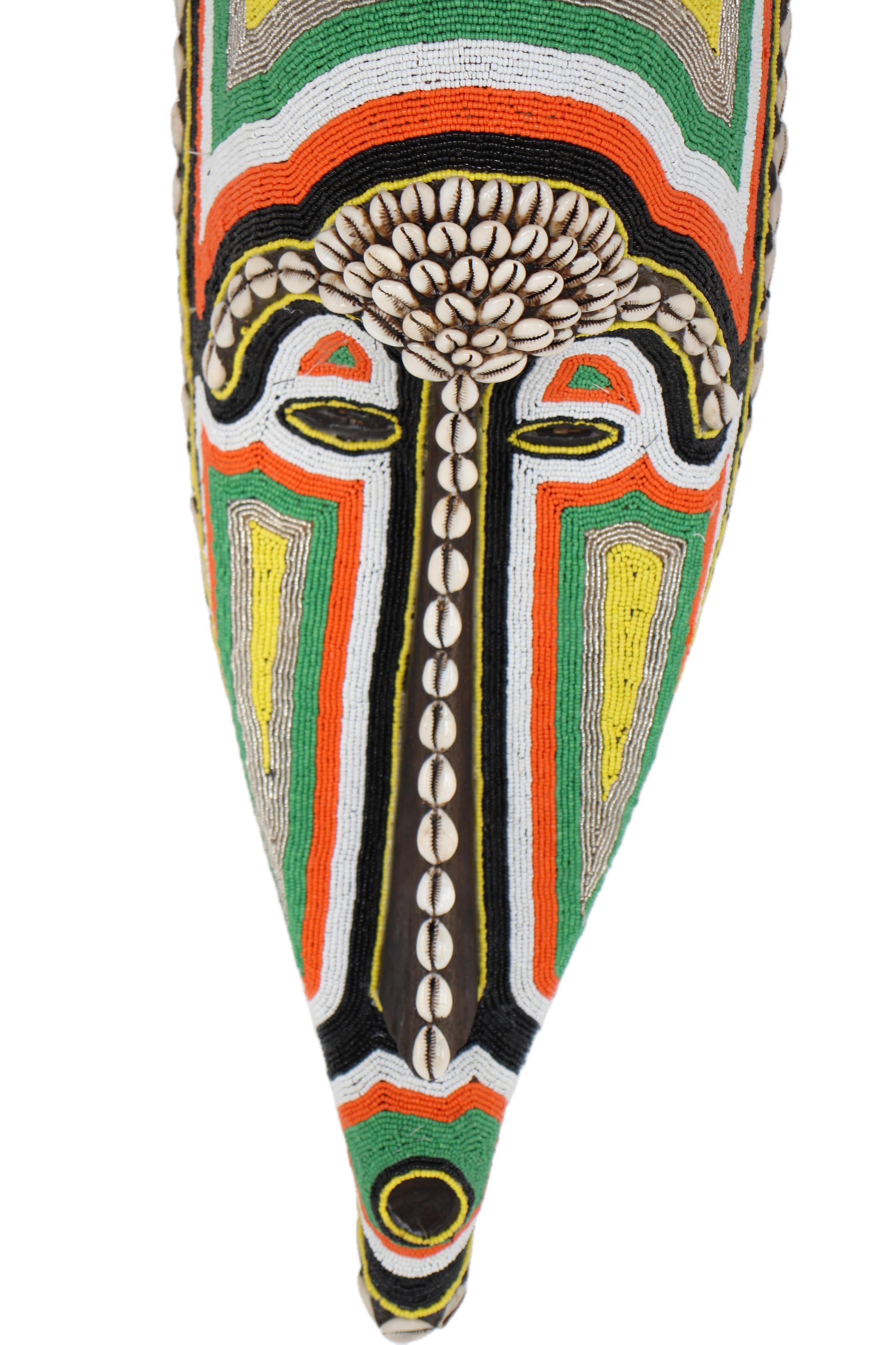 Fang Tribe Beaded Artifacts ~24.8" Tall - New 2025