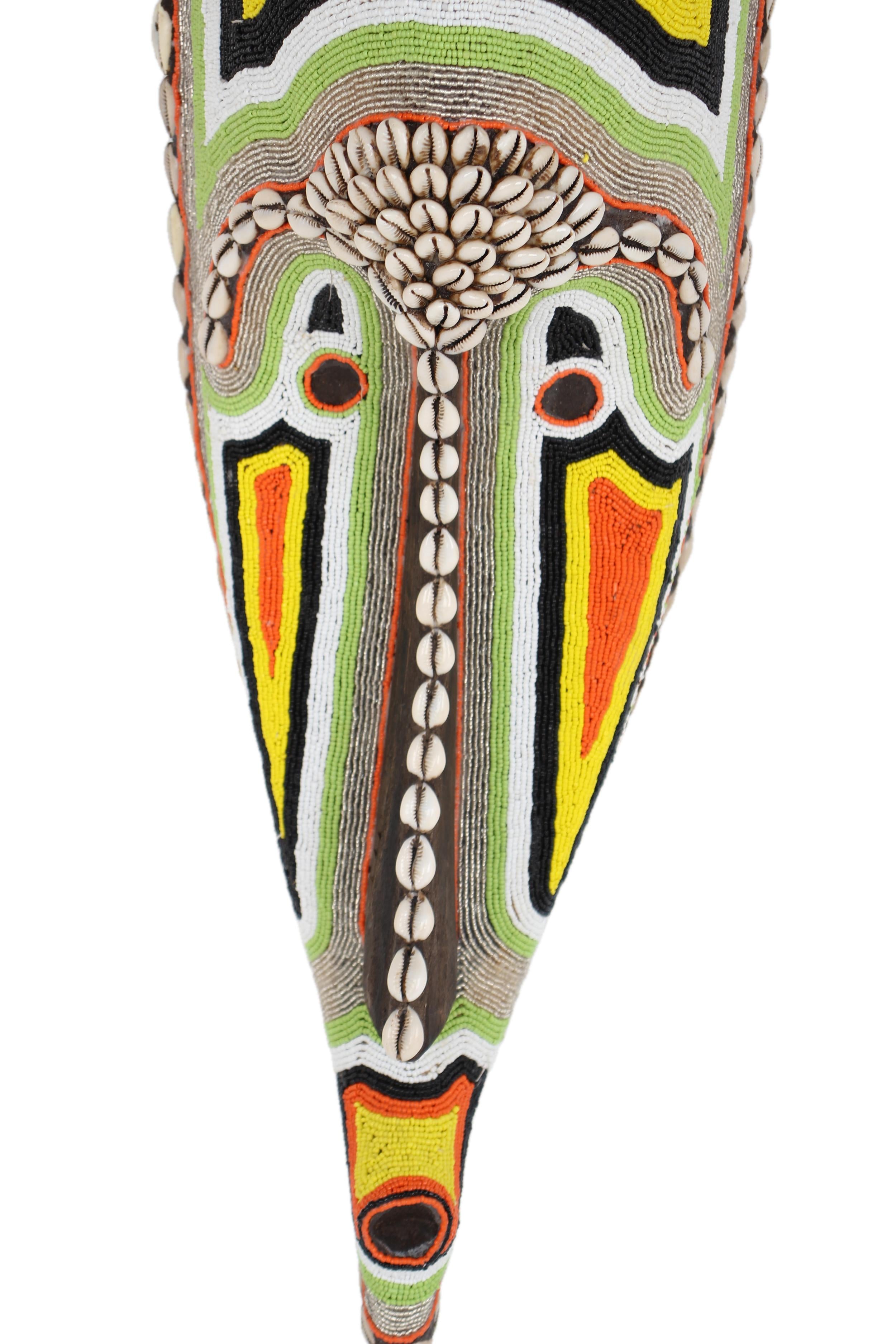 Fang Tribe Beaded Artifacts ~24.0" Tall - New 2025