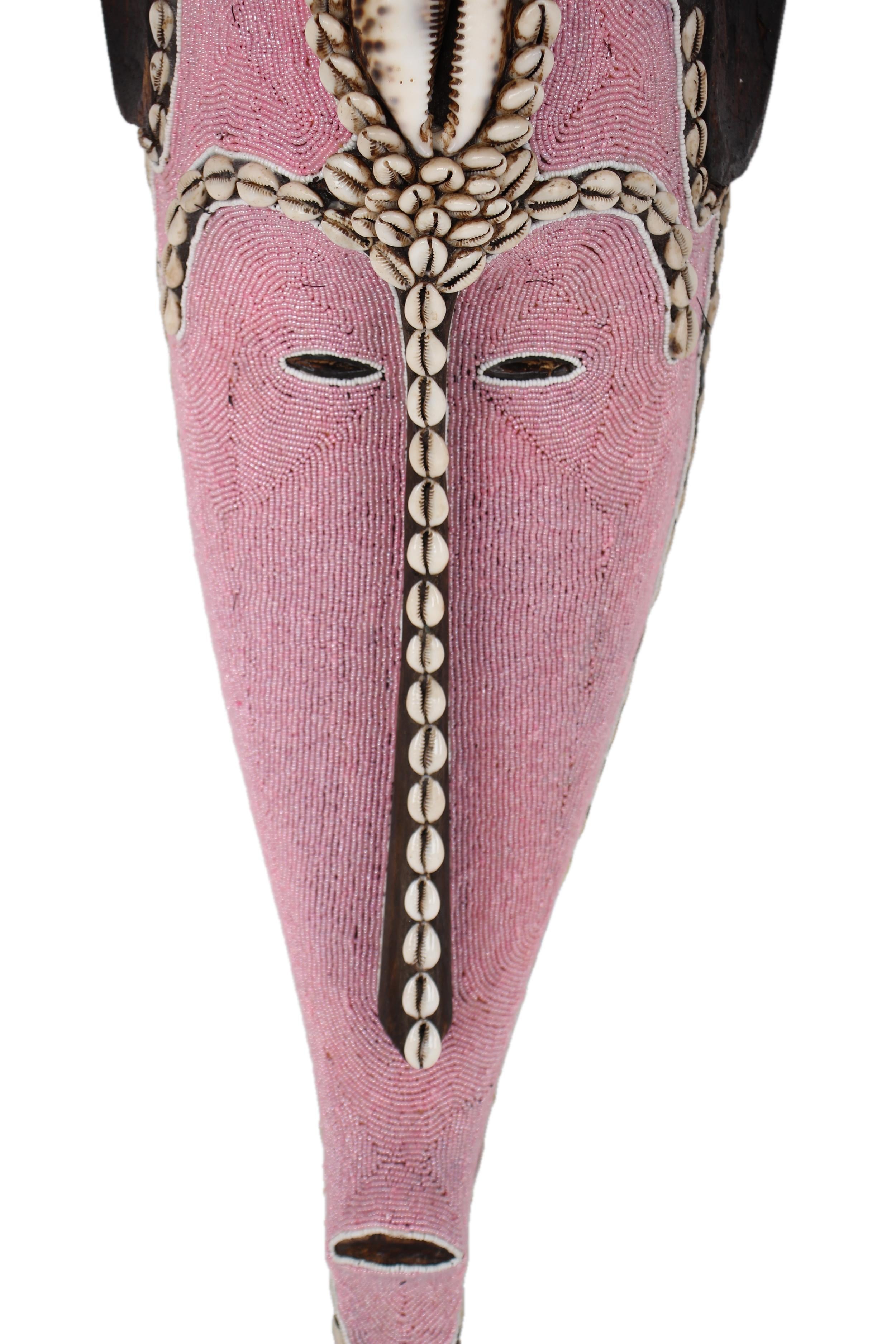 Fang Tribe Beaded Artifacts ~27.2" Tall - New 2025