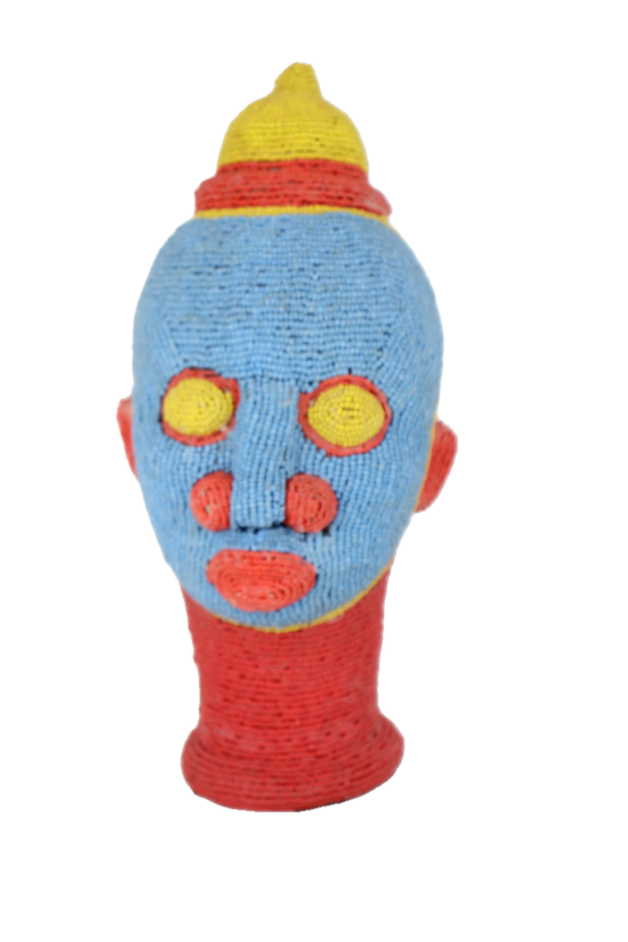 Igbo/Ibo Tribe Beaded Mask ~11.0" Tall - New 2025