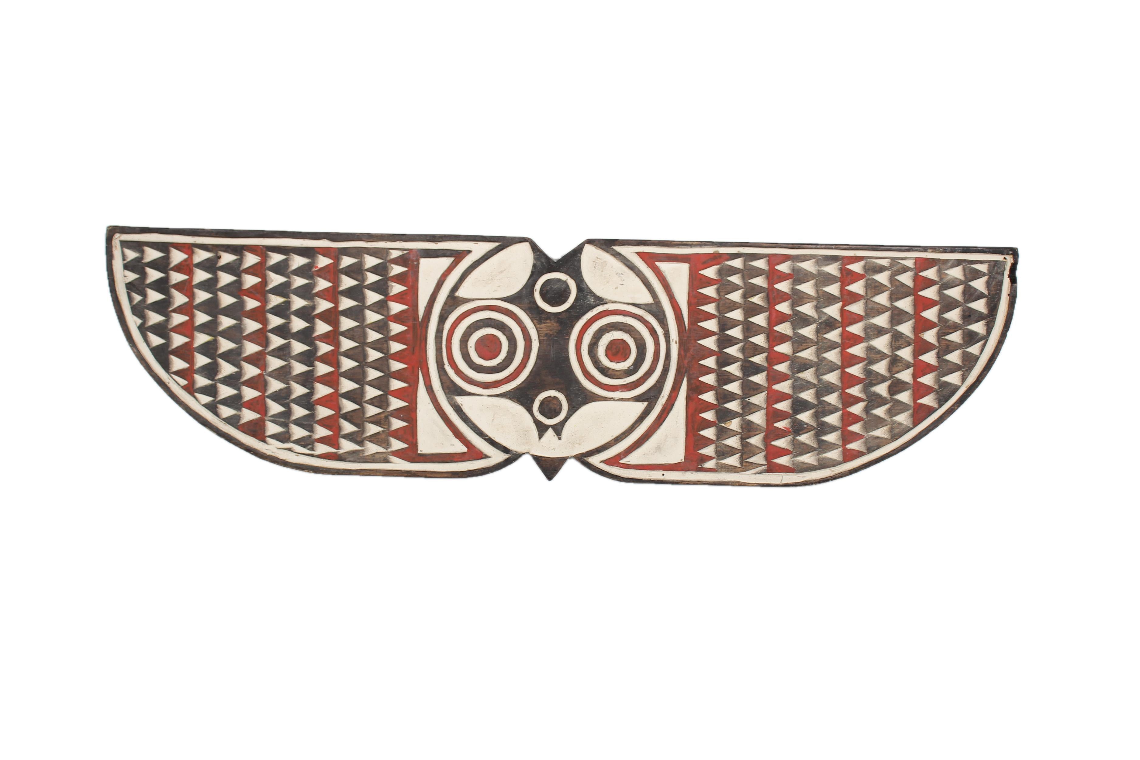 Bwa Tribe Wing Mask ~10.2" Tall - New 2025