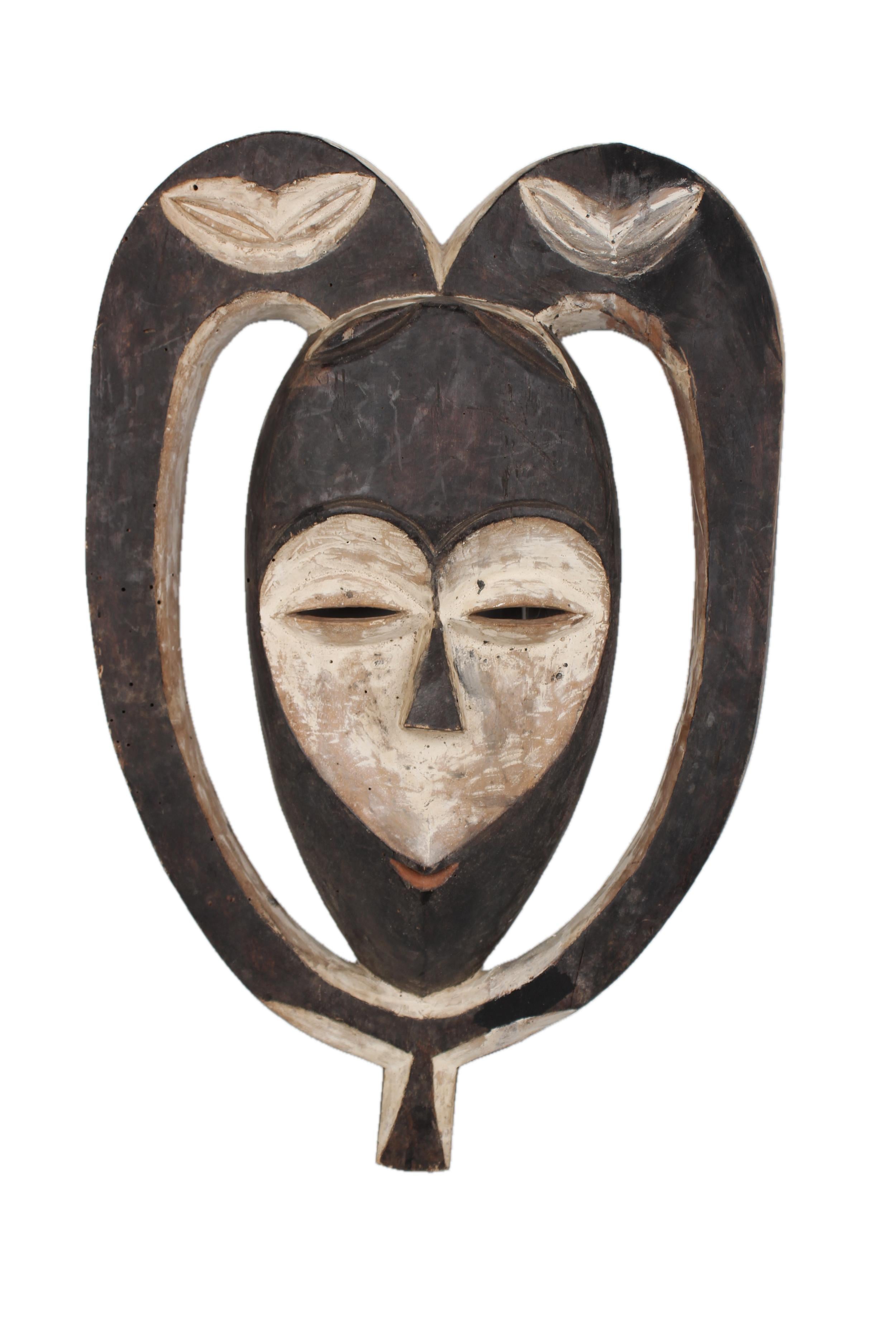 Kwele Tribe Mask ~27.6" Tall - New 2025