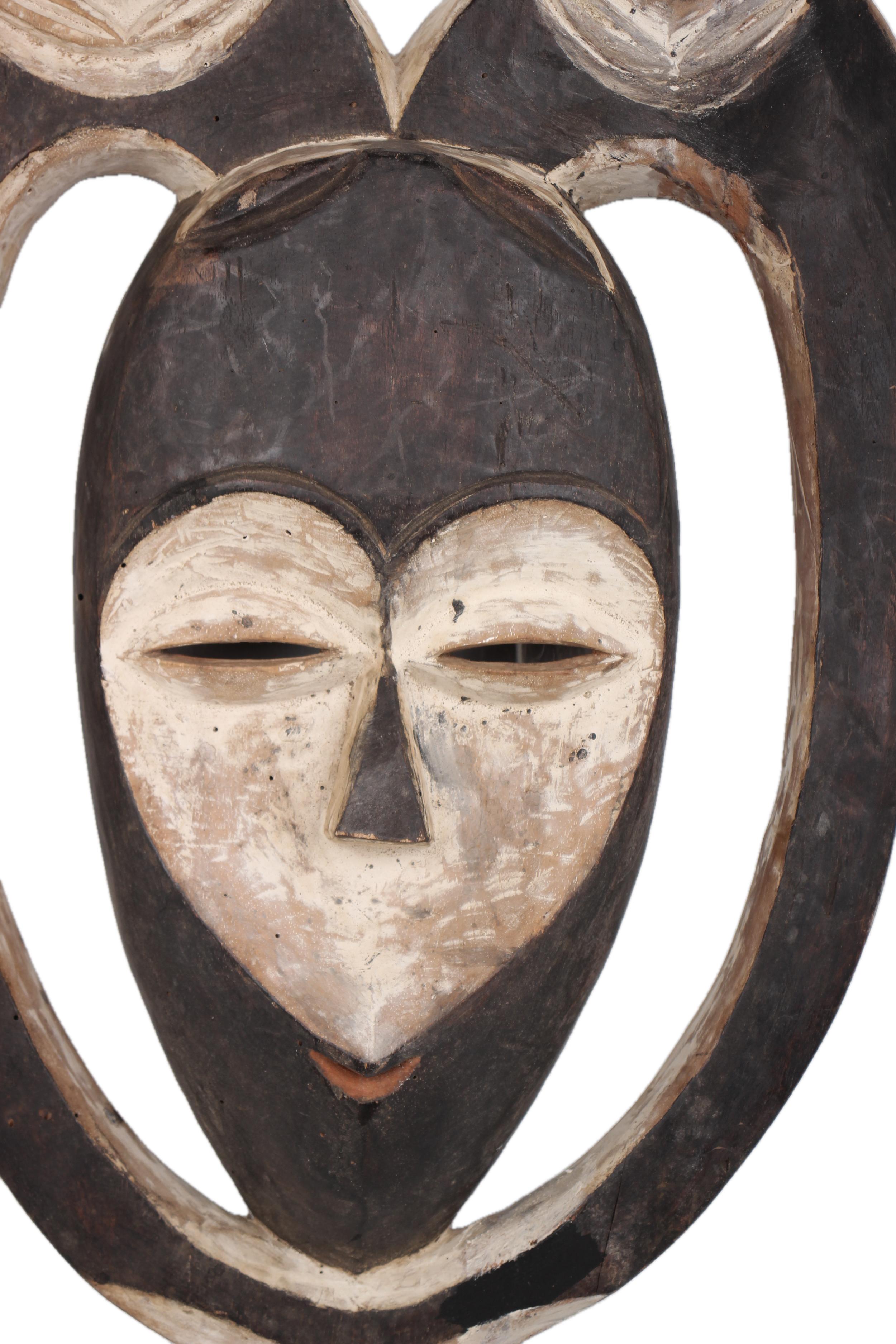 Kwele Tribe Mask ~27.6" Tall - New 2025