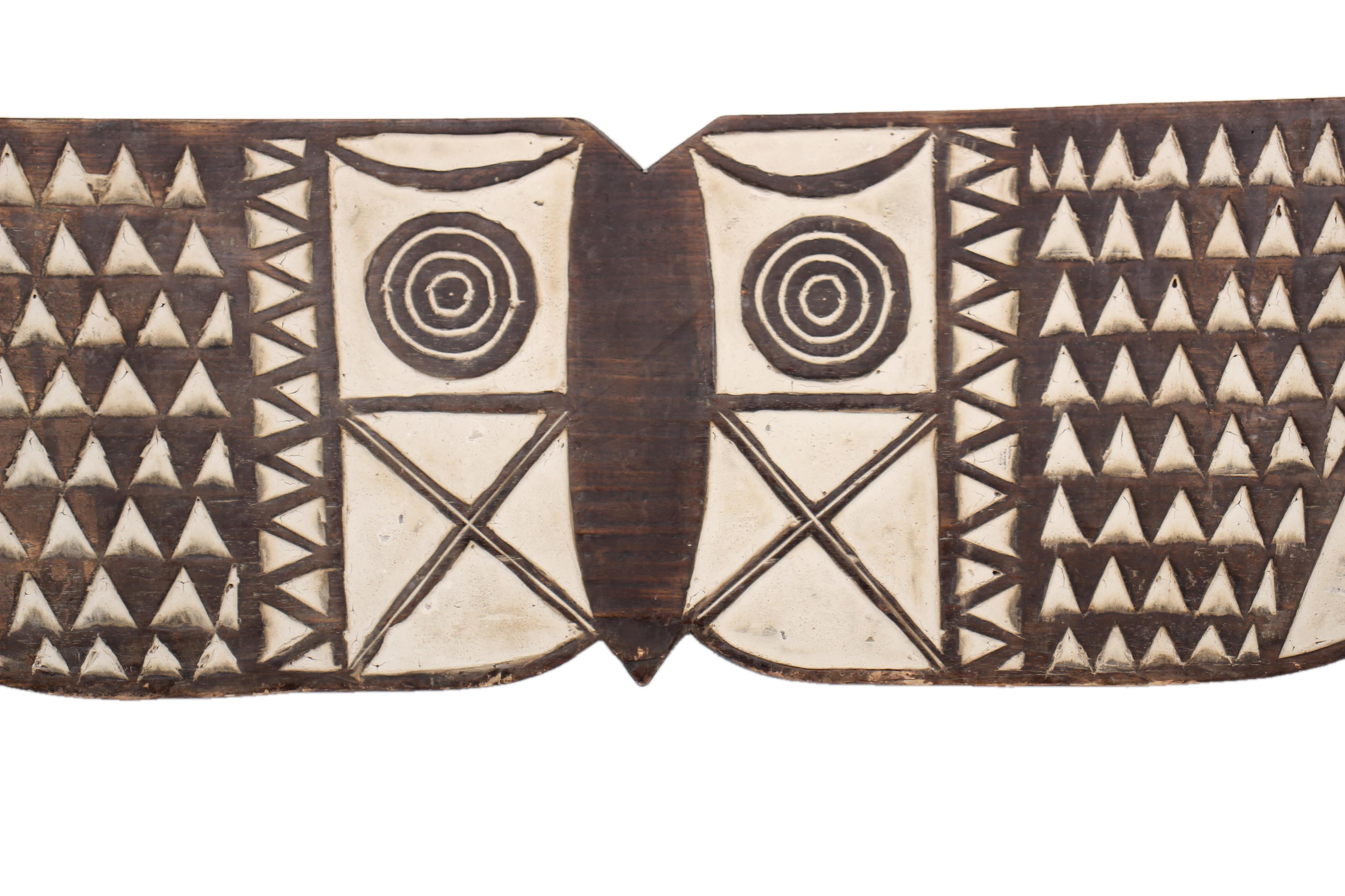 Bwa Tribe Wing Mask ~9.8" Tall - New 2025