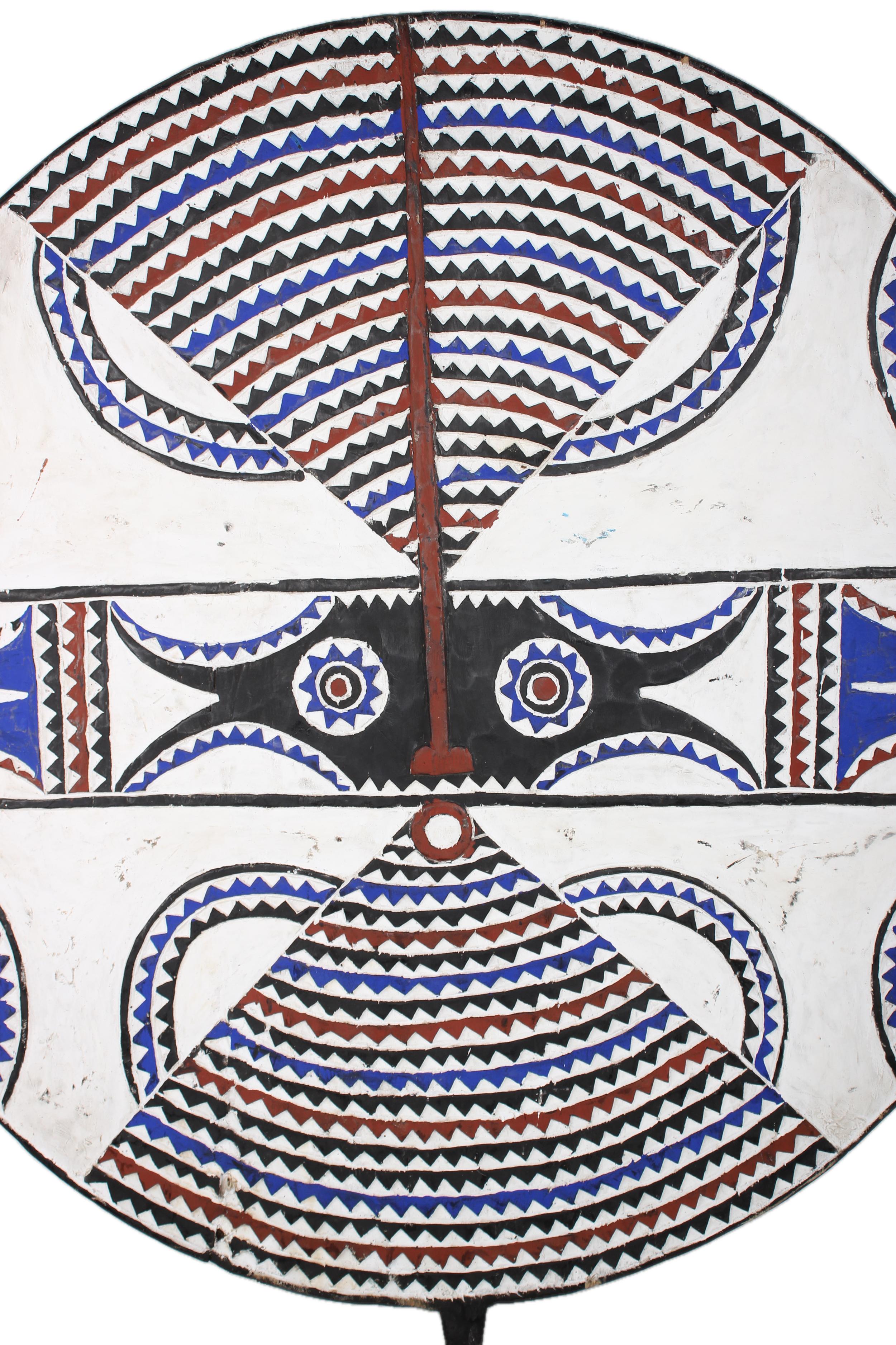 Bobo Tribe Sun Mask ~52.8" Tall - New 2025 - West African Artifacts