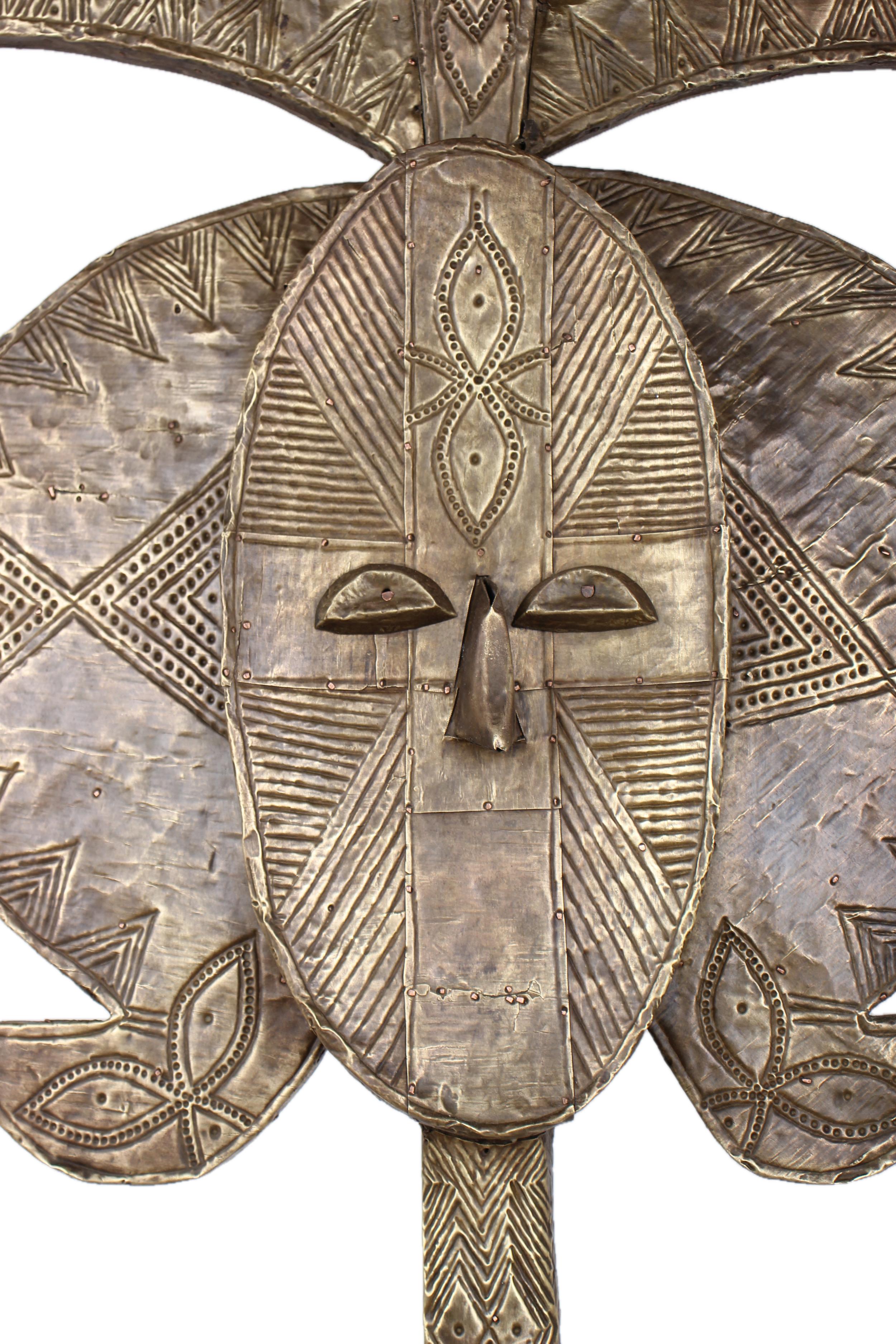 Bakota Tribe Reliquary Wooden Figure ~74.0" Tall - New 2025 - West African Artifacts