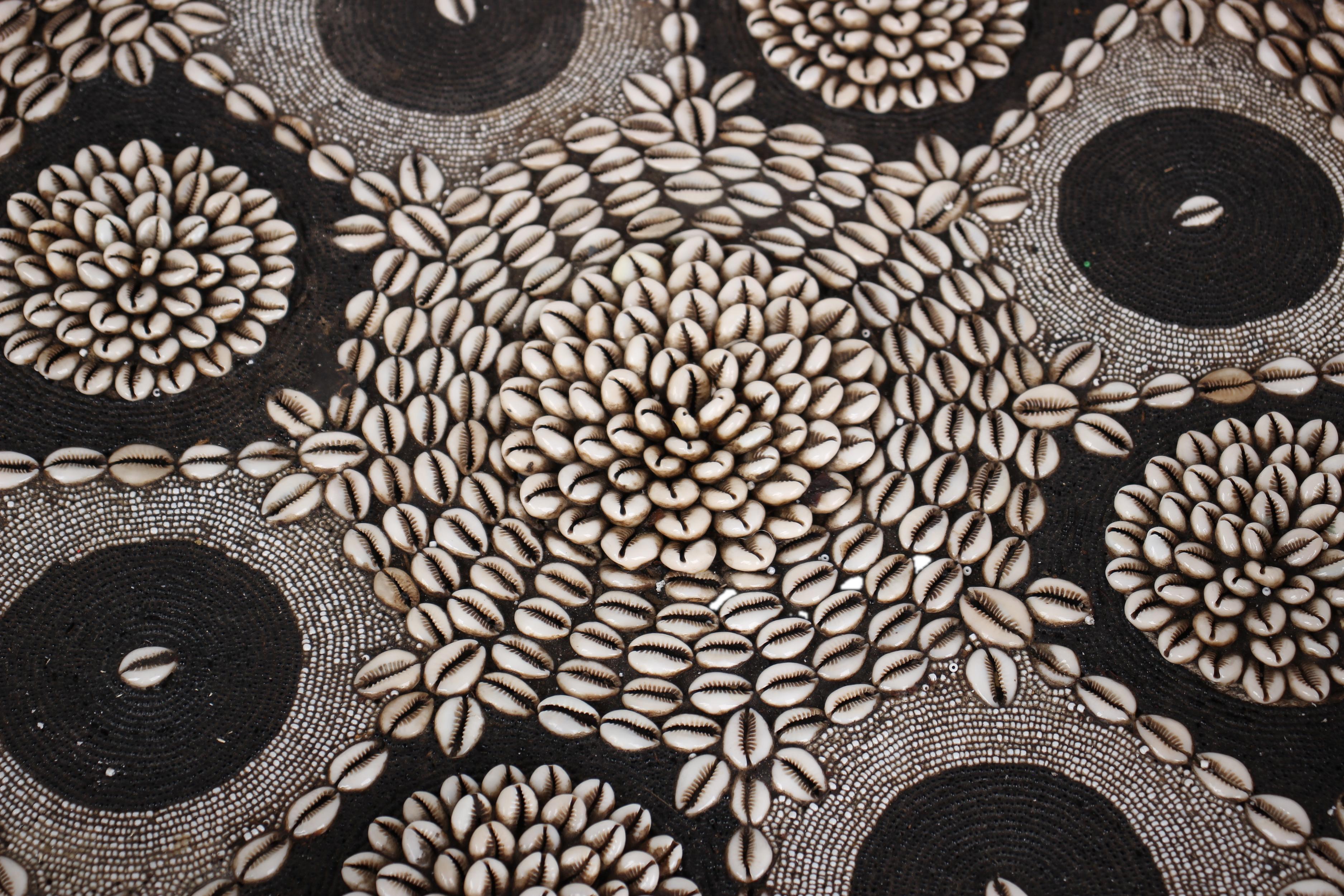 Namji Tribe Beaded Table ~24.0" Tall - New 2025 - Beaded Artifacts