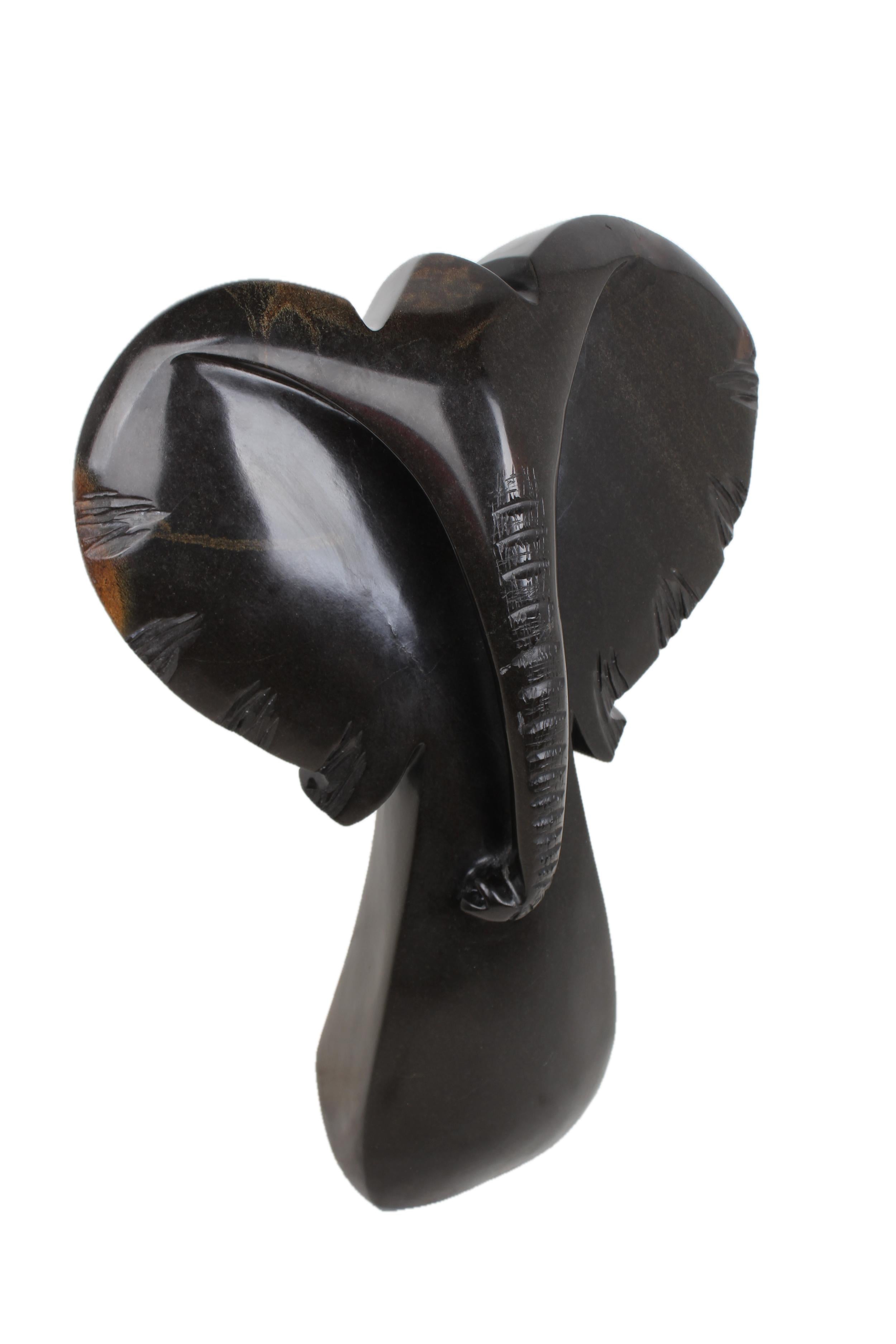 Shona Tribe Springstone Elephant ~31.5" Tall - New 2025 - Shona