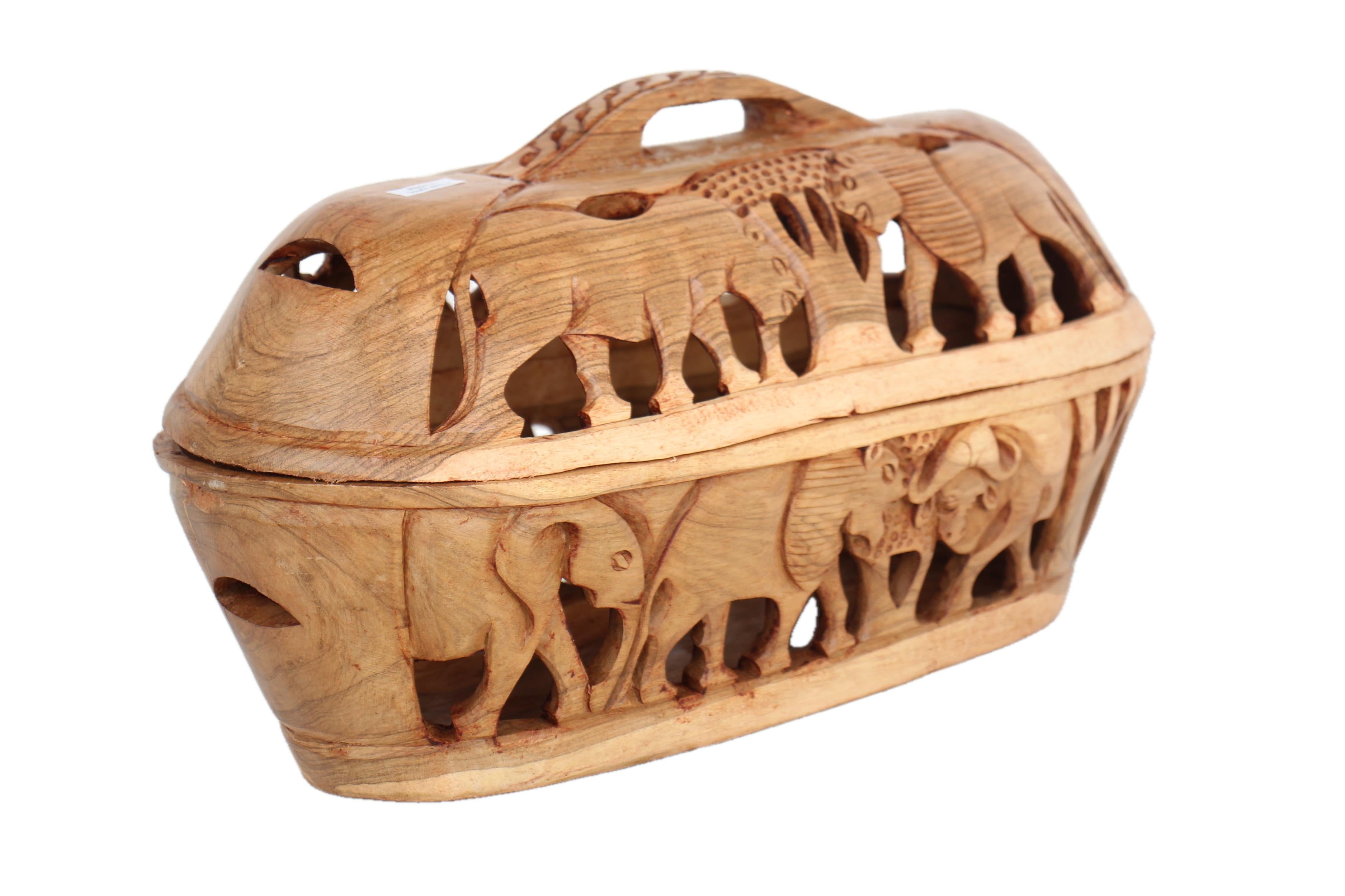 Ndebele/Matabele Tribe Motopo Basket ~9.8" Tall - New 2025 - Wooden and Basket Artifacts