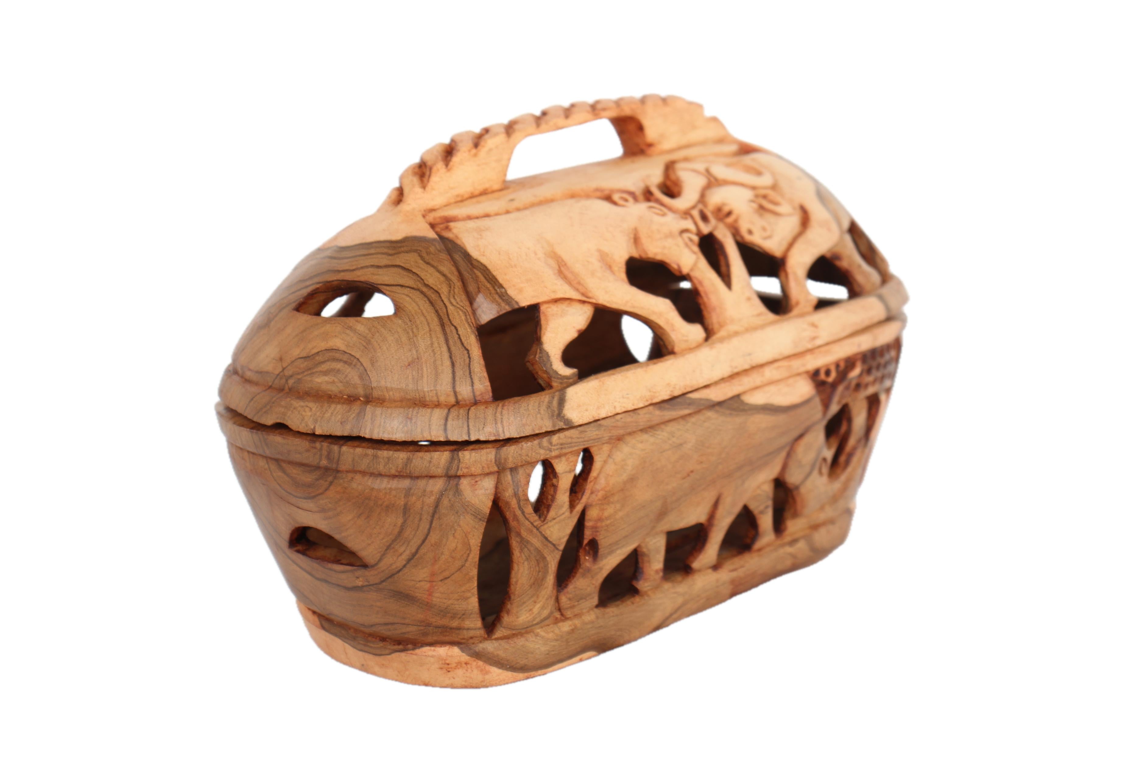 Ndebele/Matabele Tribe Motopo Basket ~7.5" Tall - New 2025 - Wooden and Basket Artifacts